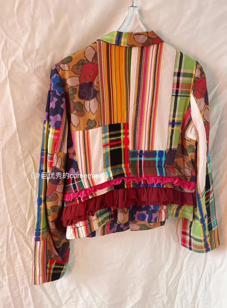 Comme des Garcons Comme Des Garcons Retro Hippie Color Patchwork Pop Print B Size L / US 10 / IT 46 - 6 Thumbnail