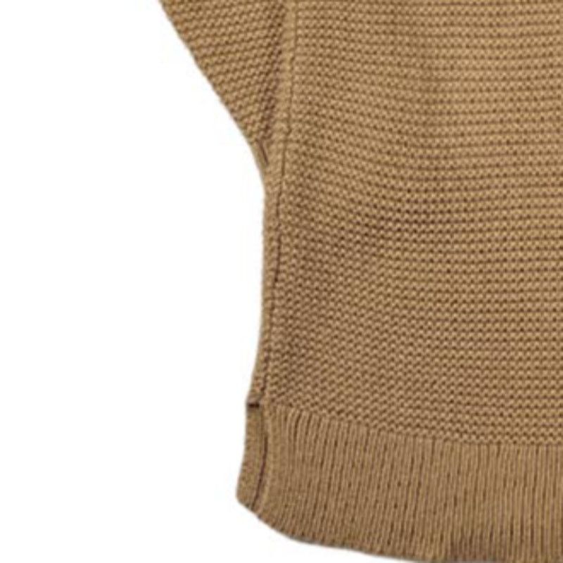 Lands' End Lands' End Brown/Tan Sweater | Size L Size L / US 10 / IT 46 - 6 Thumbnail