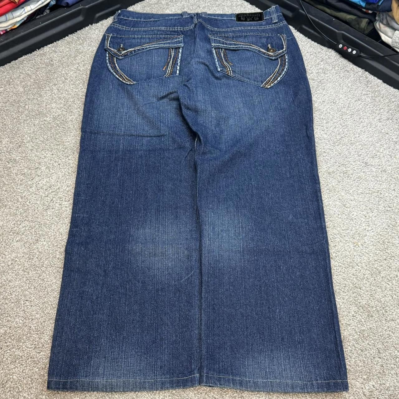 Makaveli × Vintage Y2K 2000s Makaveli Branded Baggy Wide Leg Jeans Size US 36 / EU 52 - 1 Thumbnail