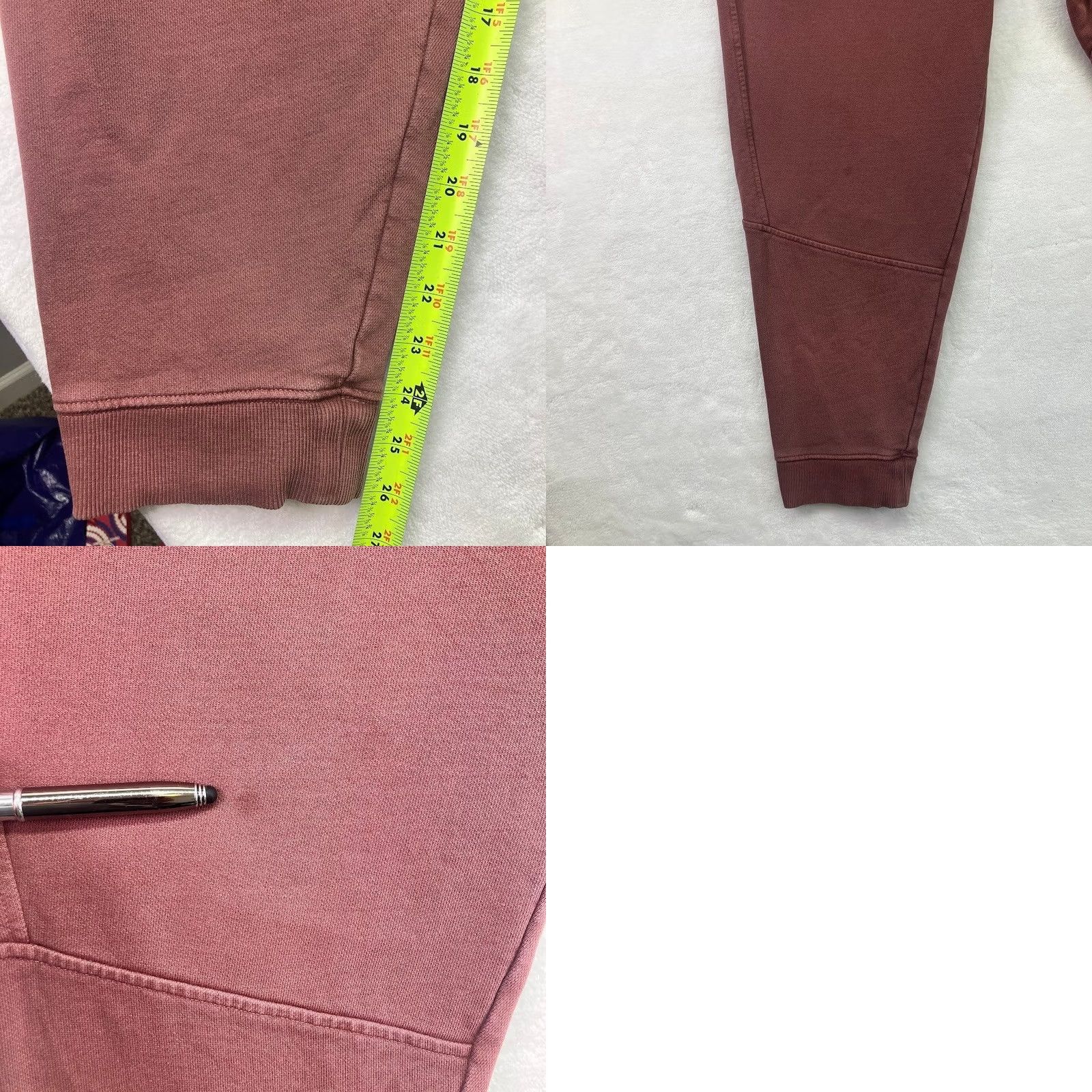 Vintage VRS Athletic Fit French Terry Limitless Joggers Brick Red XXL Men Jogger Pants Size US 39 - 8 Thumbnail