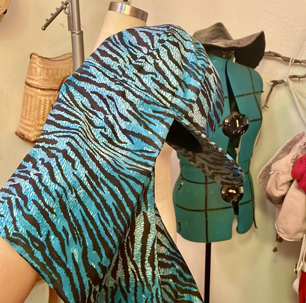 Kenzo Kenzo Jungle Print Zebra Hat Scarf Size ONE SIZE - 3 Thumbnail