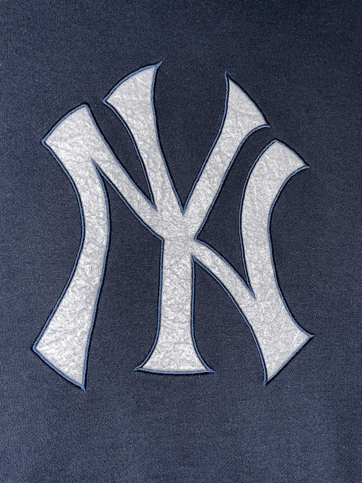 Akimbo Club × Vintage Crazy Vintage Y2K Baggy New York Yankees NYC Big Logo Hoodie Size US XXL / EU 58 / 5 - 2 Thumbnail