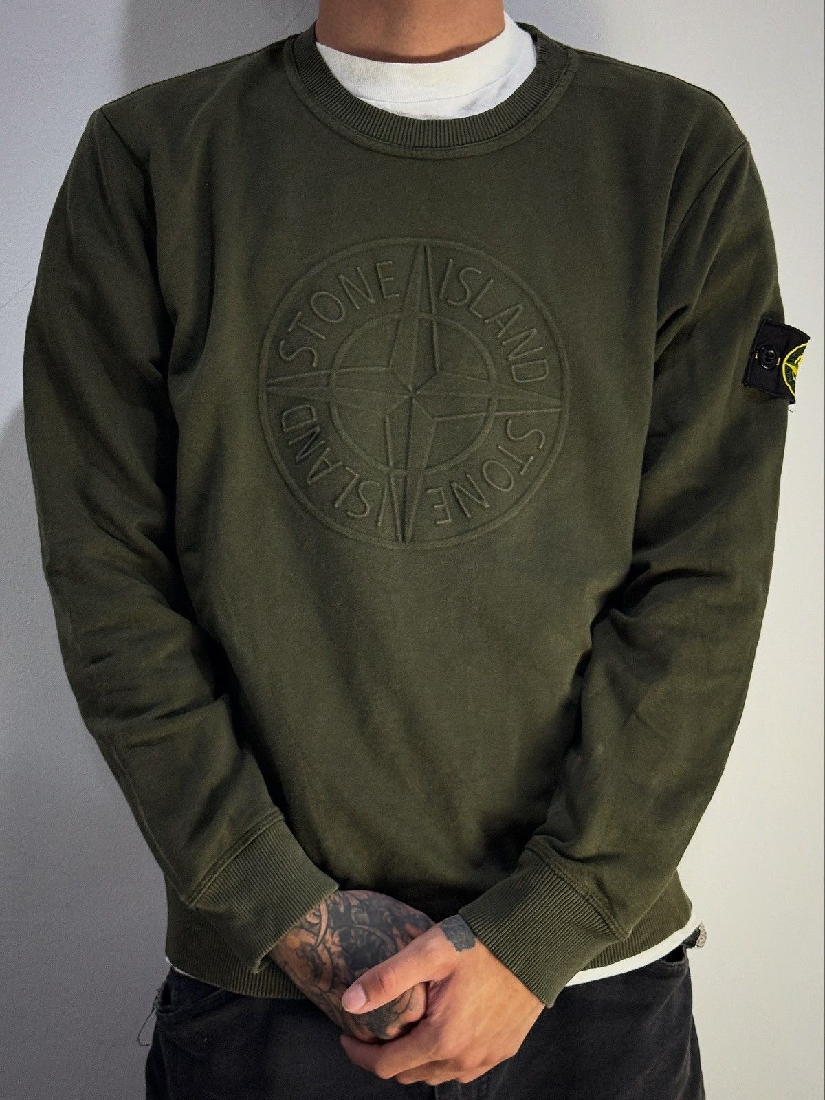 Stone Island Stone Island Logo Sweatshirt Size US L / EU 52-54 / 3 - 1 Thumbnail