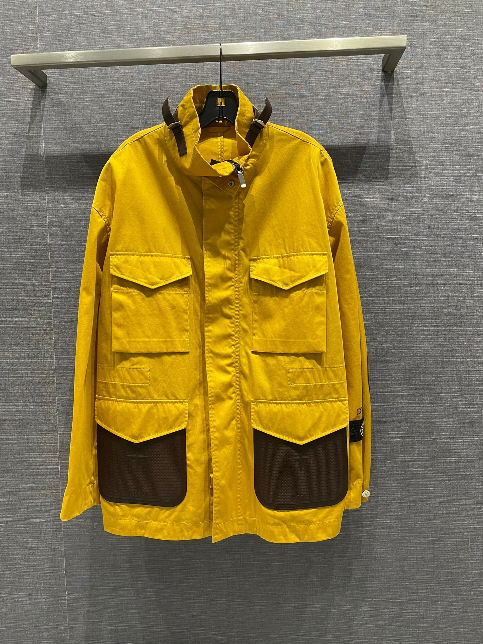Dior × Stone Island Jacket in Yellow Size US M / EU 48-50 / 2 - 1 Thumbnail