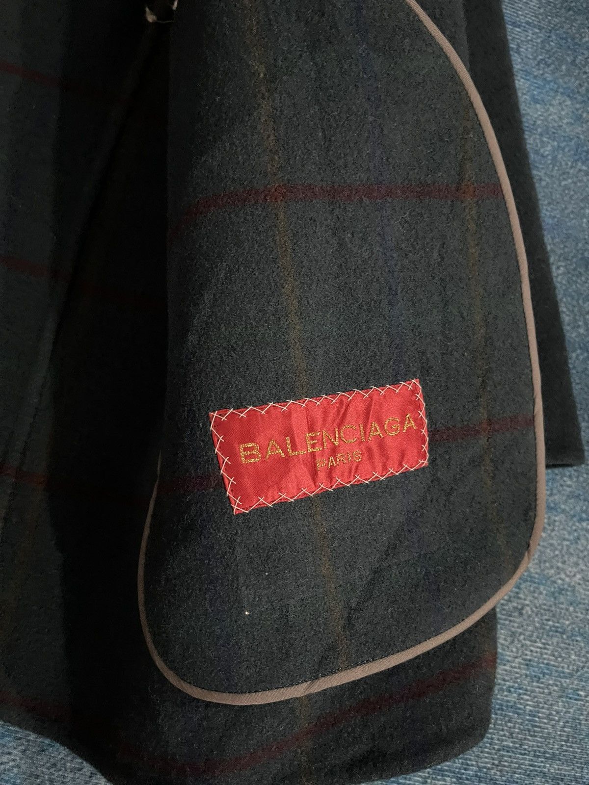 Balenciaga Vintage Balenciaga Paris Wool Coat Jacket Size US XL / EU 56 / 4 - 12 Thumbnail