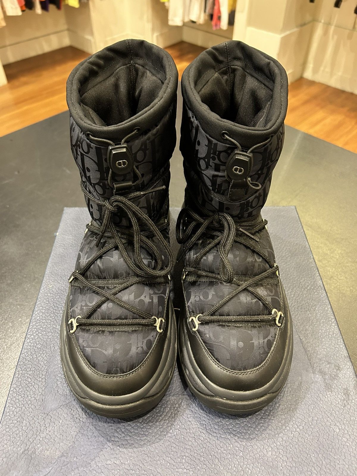 Dior Dior Snow Boot Black Oblique Size US 9 / EU 42 - 4 Thumbnail
