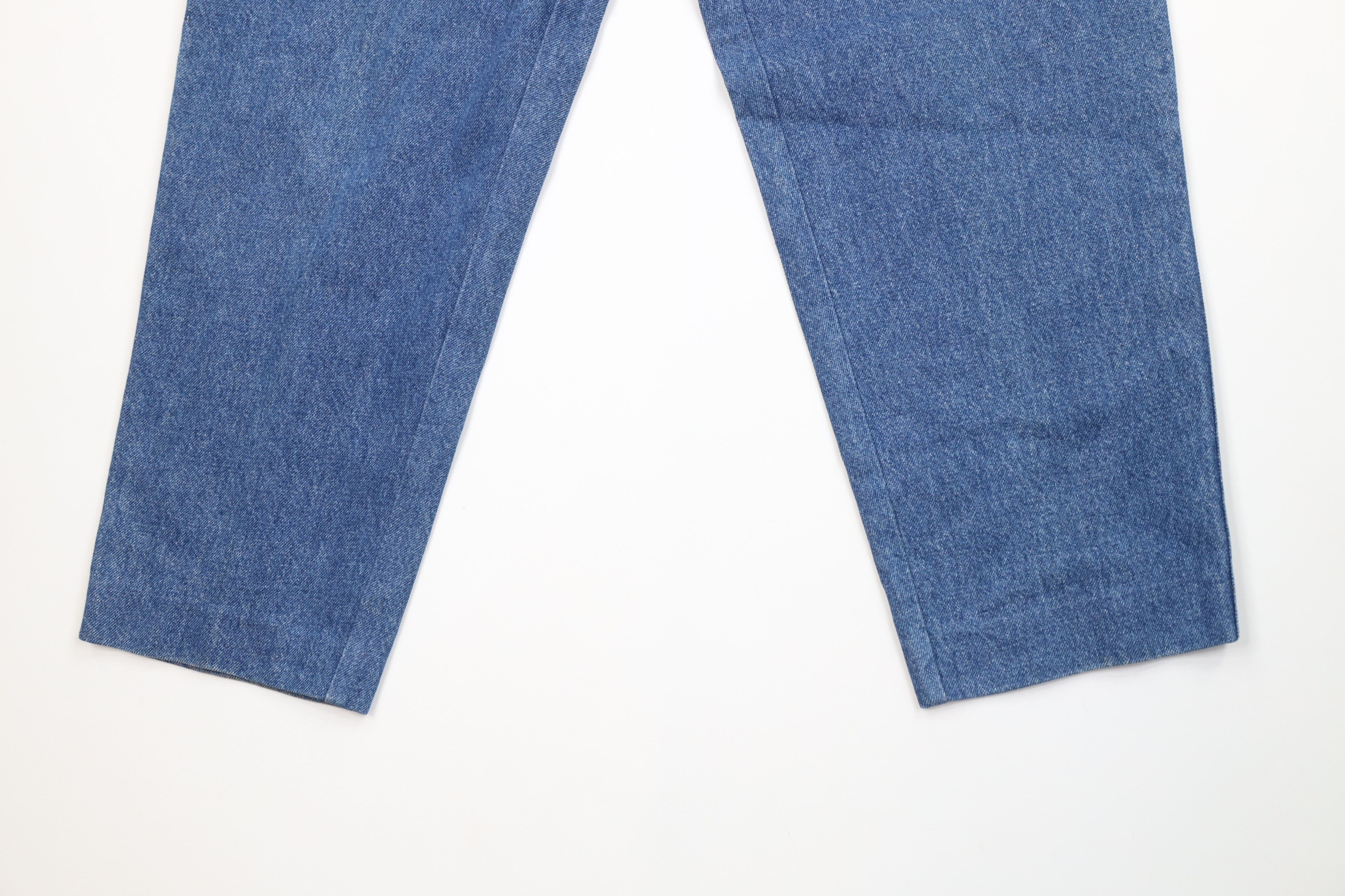 Vintage Vintage 90s Armani Jeans Spell Relaxed Tapered Leg Jeans USA Size 36" / US 14 / IT 50 - 4 Thumbnail
