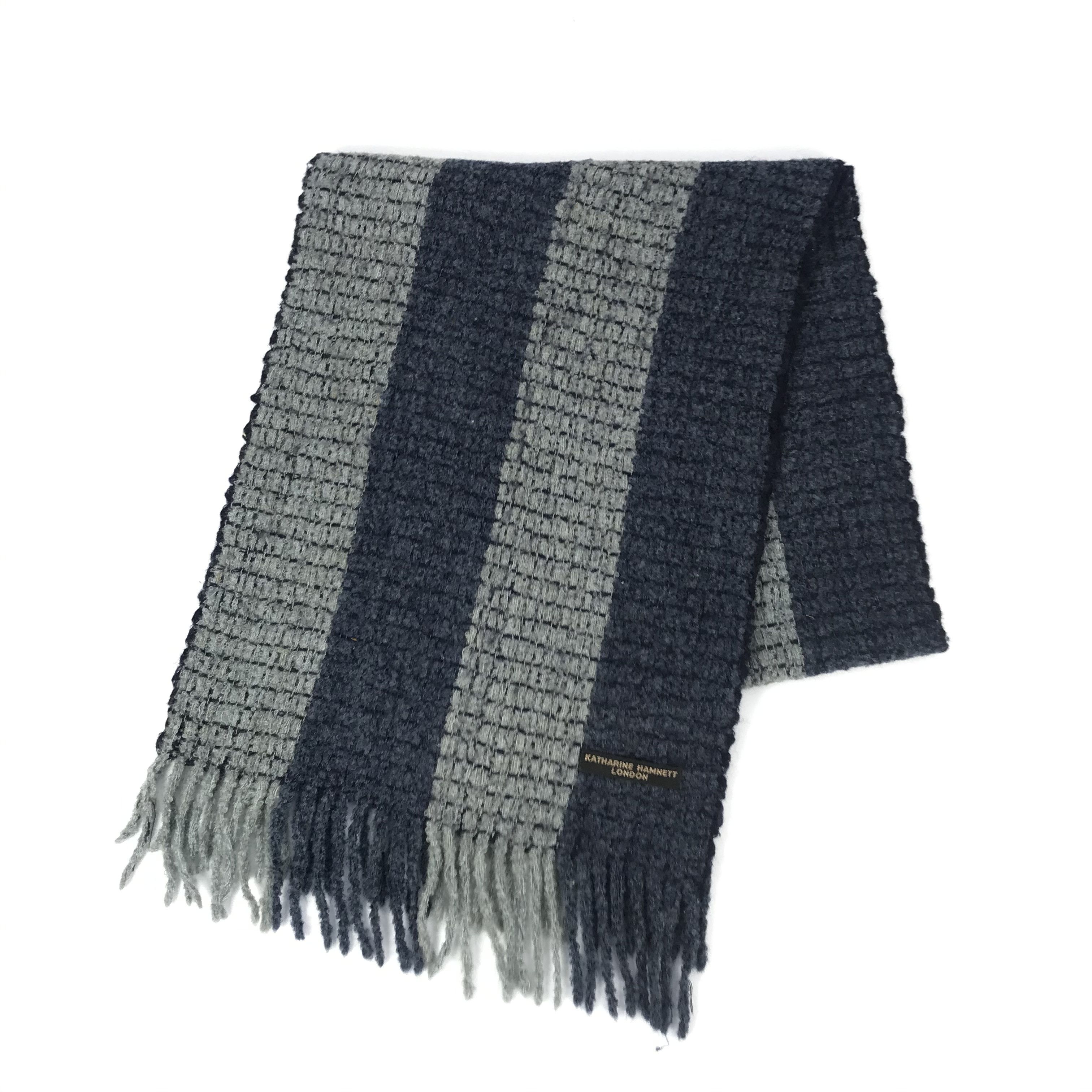 Katharine Hamnett London Vintage Katharine Hamnett Scarf Muffler Wool Scarves Size ONE SIZE - 3 Thumbnail