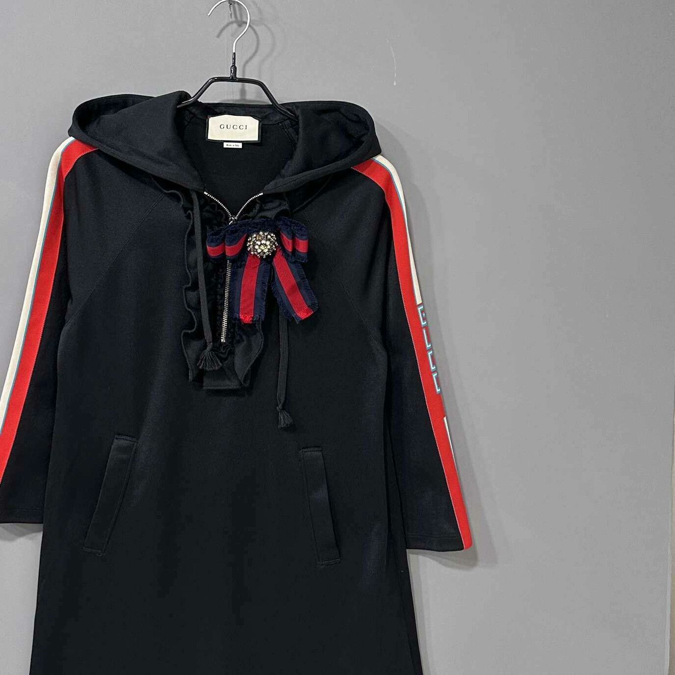 Gucci Gucci Black Logo Letter Dress Size XS / US 0-2 / IT 36-38 - 1 Thumbnail