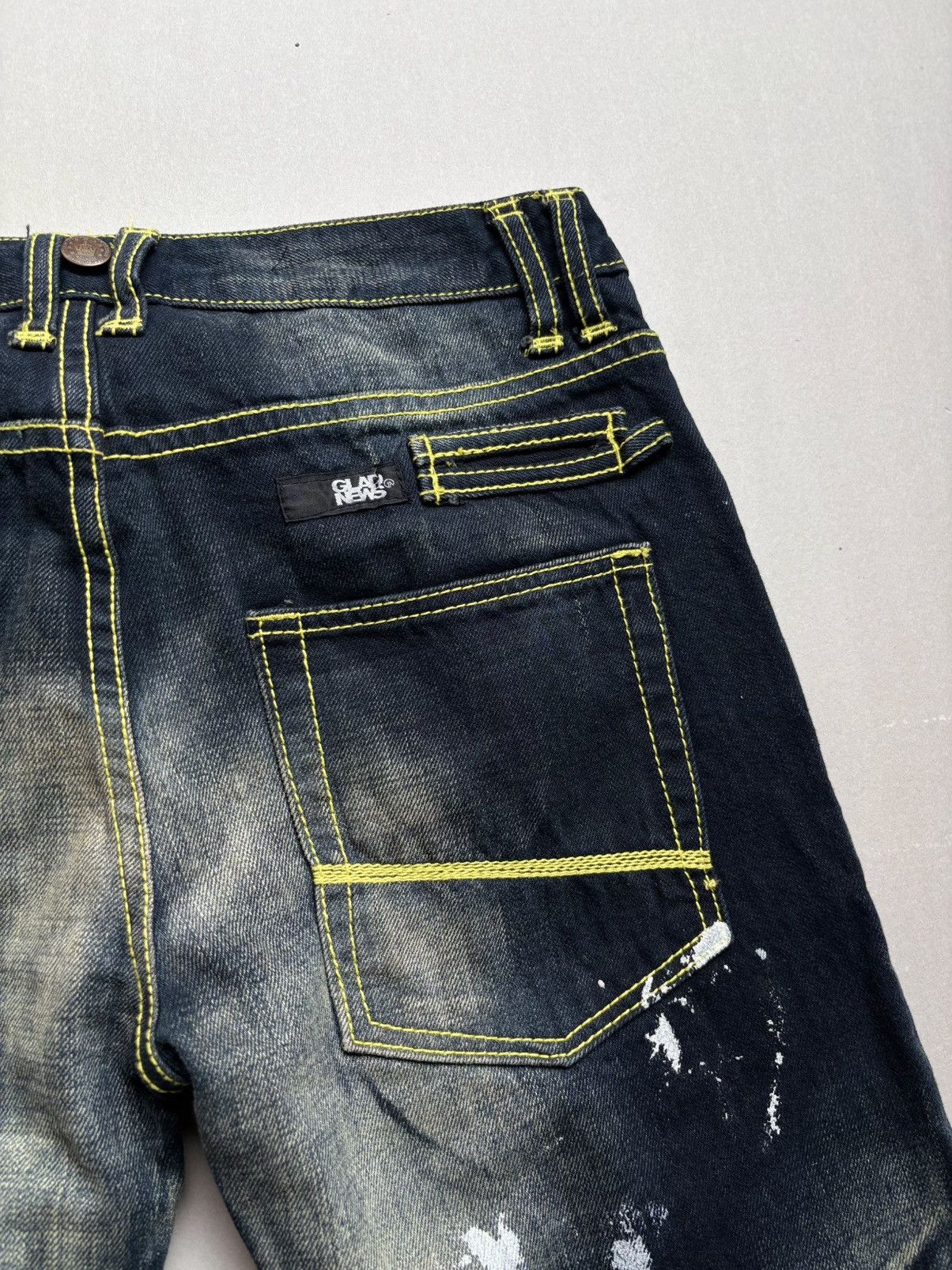 Japanese Brand Glad news Lace up flare jeans LHSIZE29 Size US 29 - 6 Thumbnail
