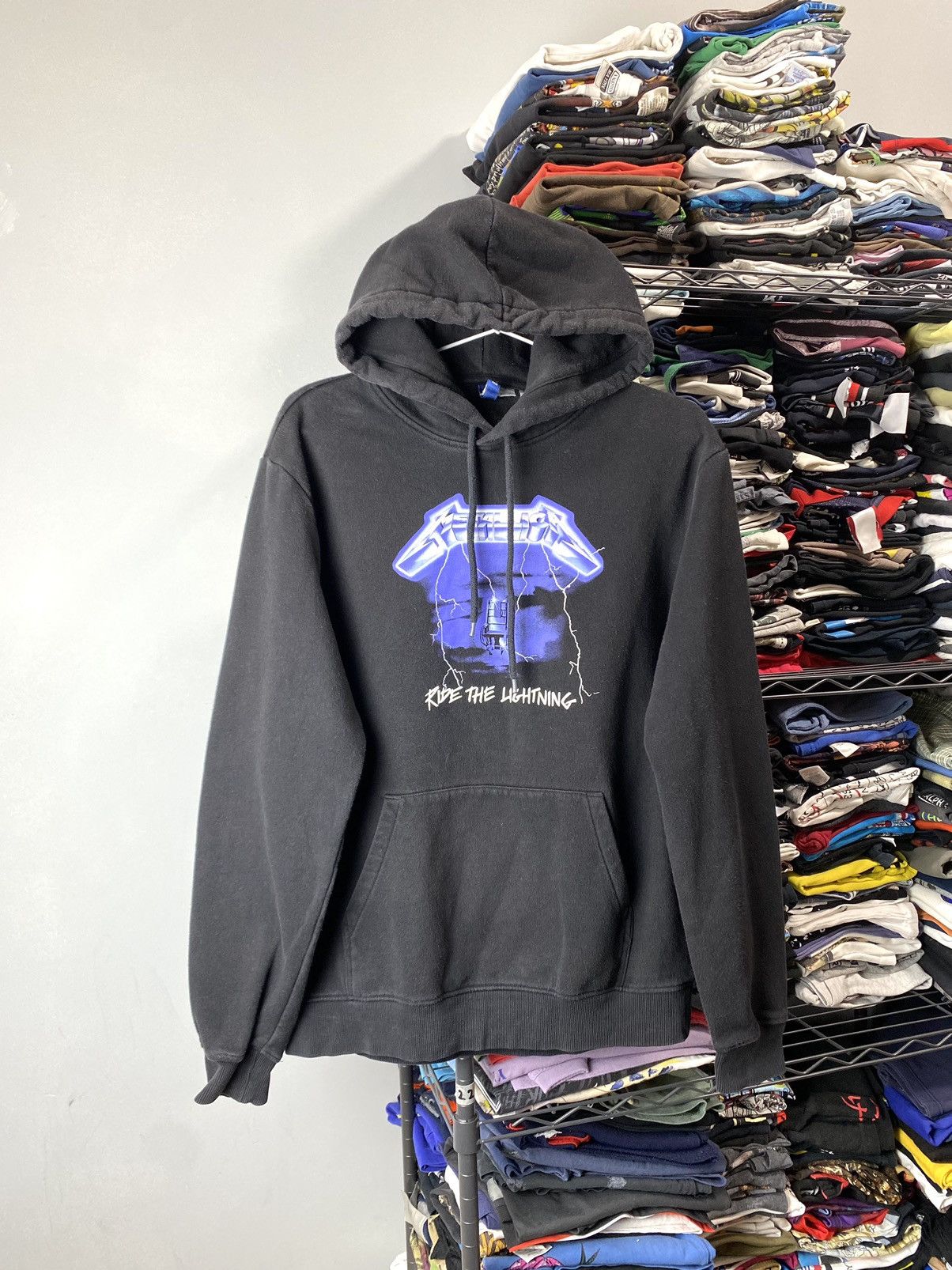 Band Tees Vintage Style Metallica Ride the Lightning Band Hoodie Size US S / EU 44-46 / 1 - 1 Thumbnail