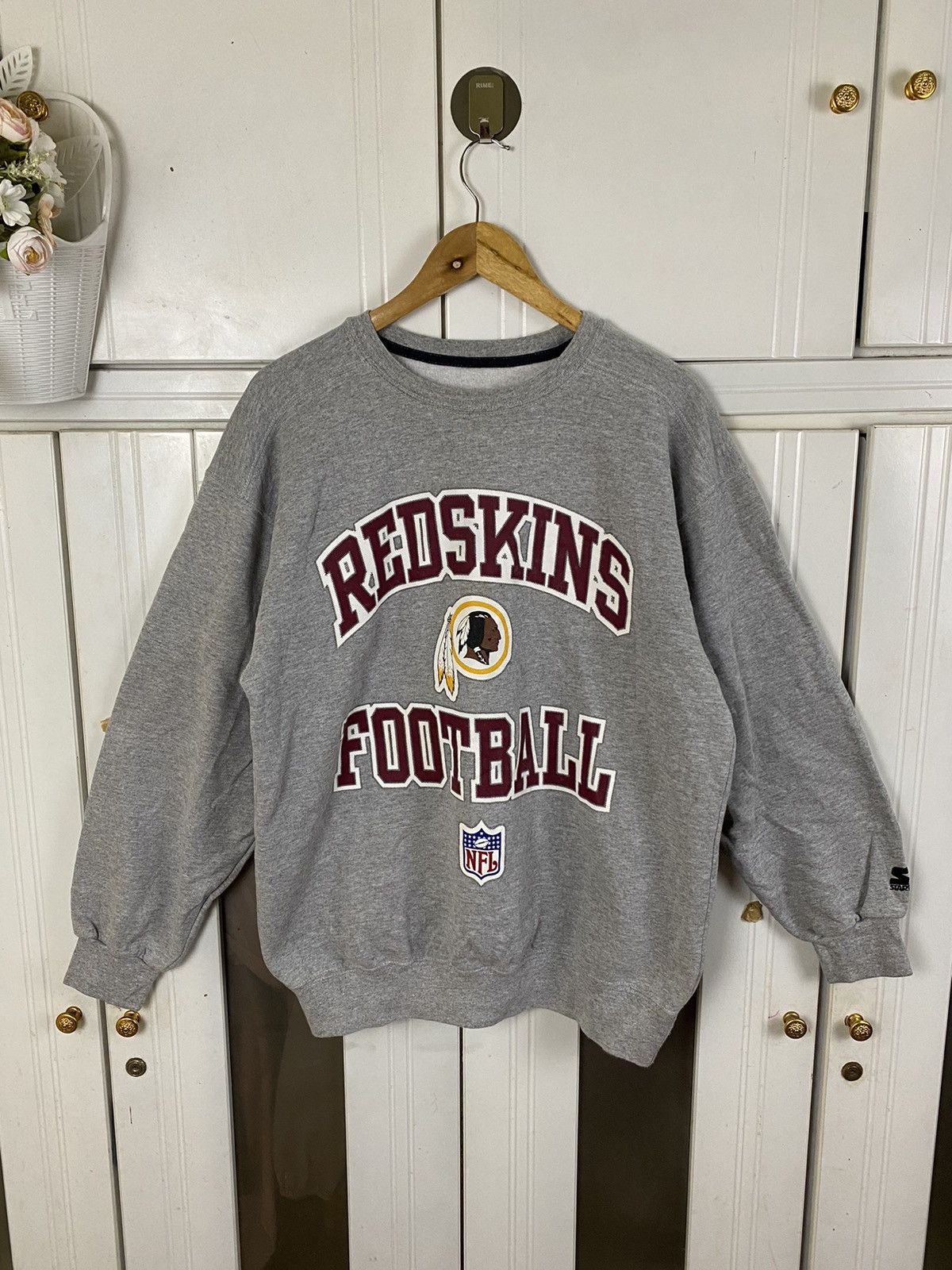 NFL Vintage NFL Redskins Starter Sweatshirt Size US L / EU 52-54 / 3 - 1 Thumbnail