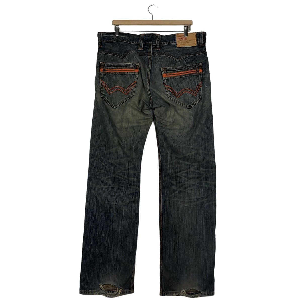 Japanese Brand 🔥VINTAGE DENIM JEANS EDWIN JAPAN INSPIRE ISSEY MIYAKE Size US 38 / EU 54 - 8 Thumbnail