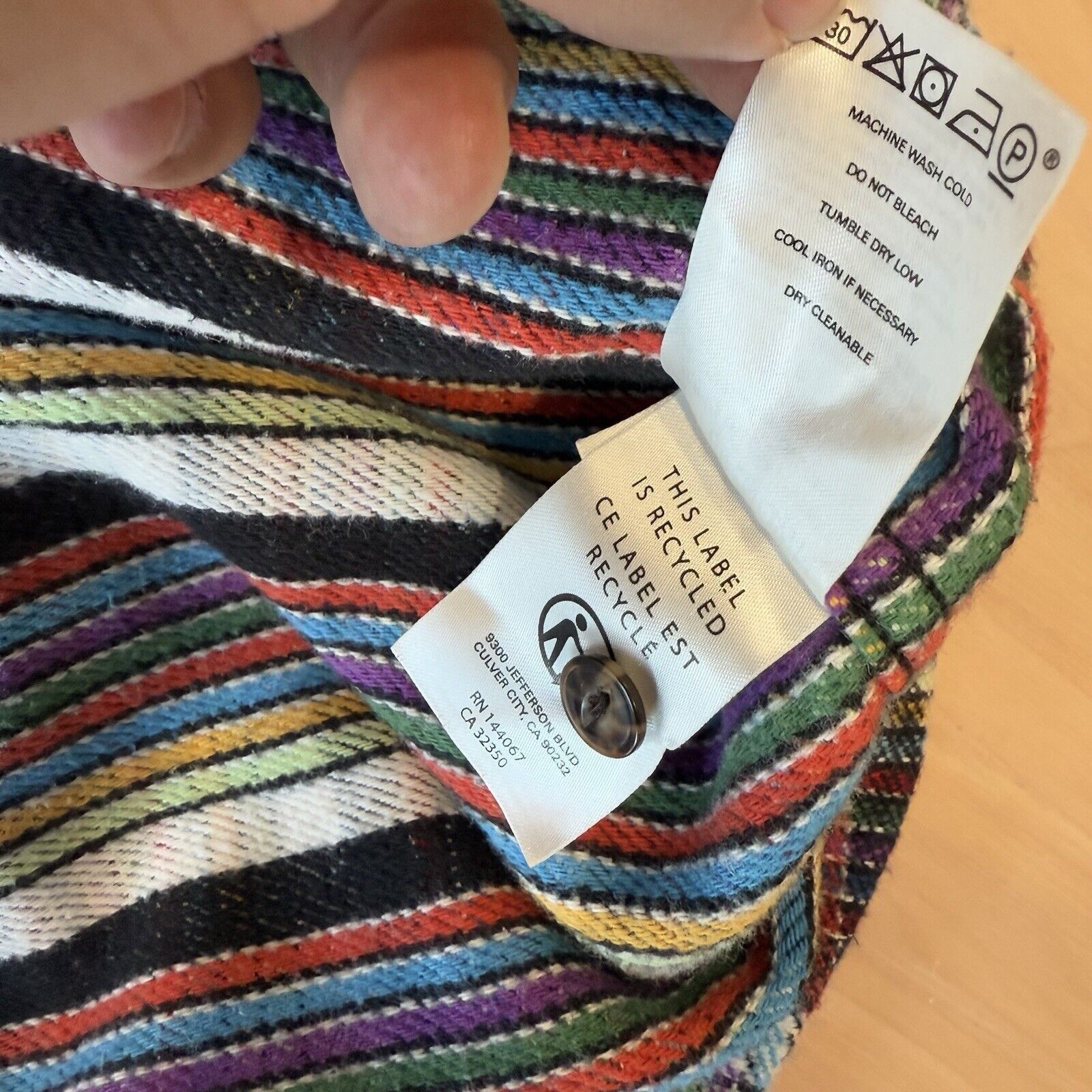 Outerknown Outerknown Shirt Small Multicolor Button Up Heavy Blanket Size S / US 4 / IT 40 - 8 Thumbnail