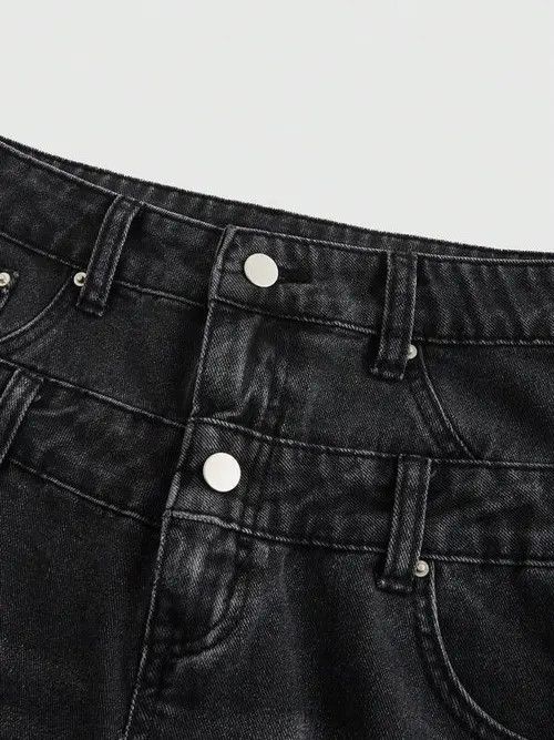 Japanese Brand × Vintage OPIUM Y2K Goth rap vintage jorts shorts Size US 34 / EU 50 - 2 Thumbnail