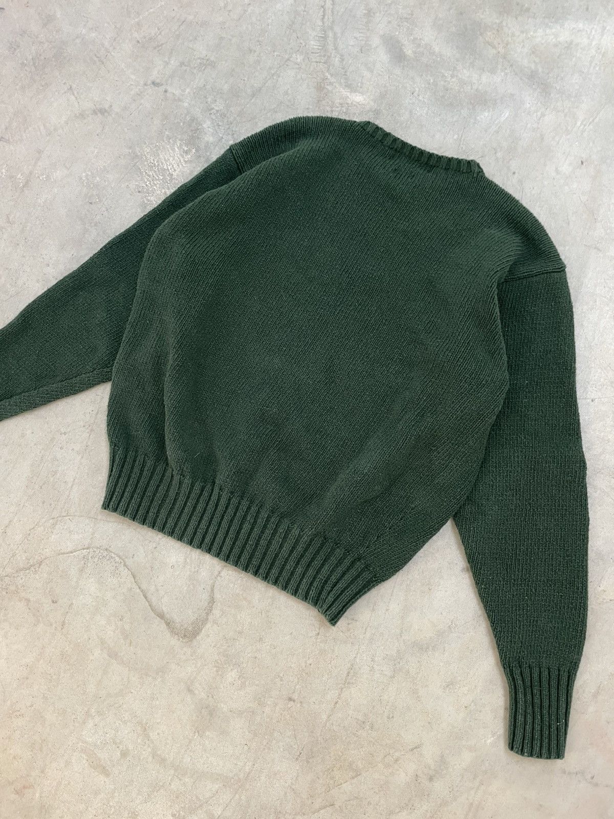 Polo Ralph Lauren × Vintage RARE Polo Ralph Lauren Knitwear pullover green sweater Size US XXL / EU 58 / 5 - 4 Thumbnail