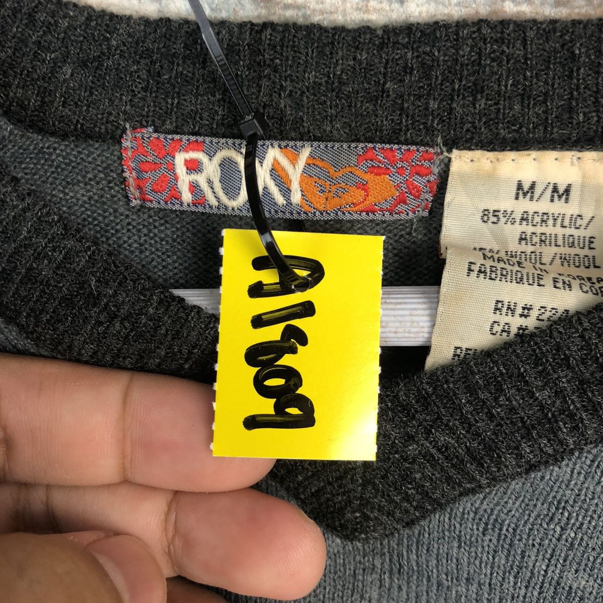 Homespun Knitwear × Japanese Brand Roxy Grey Knitwear sweatshirt #A1809 Size M / US 6-8 / IT 42-44 - 9 Thumbnail