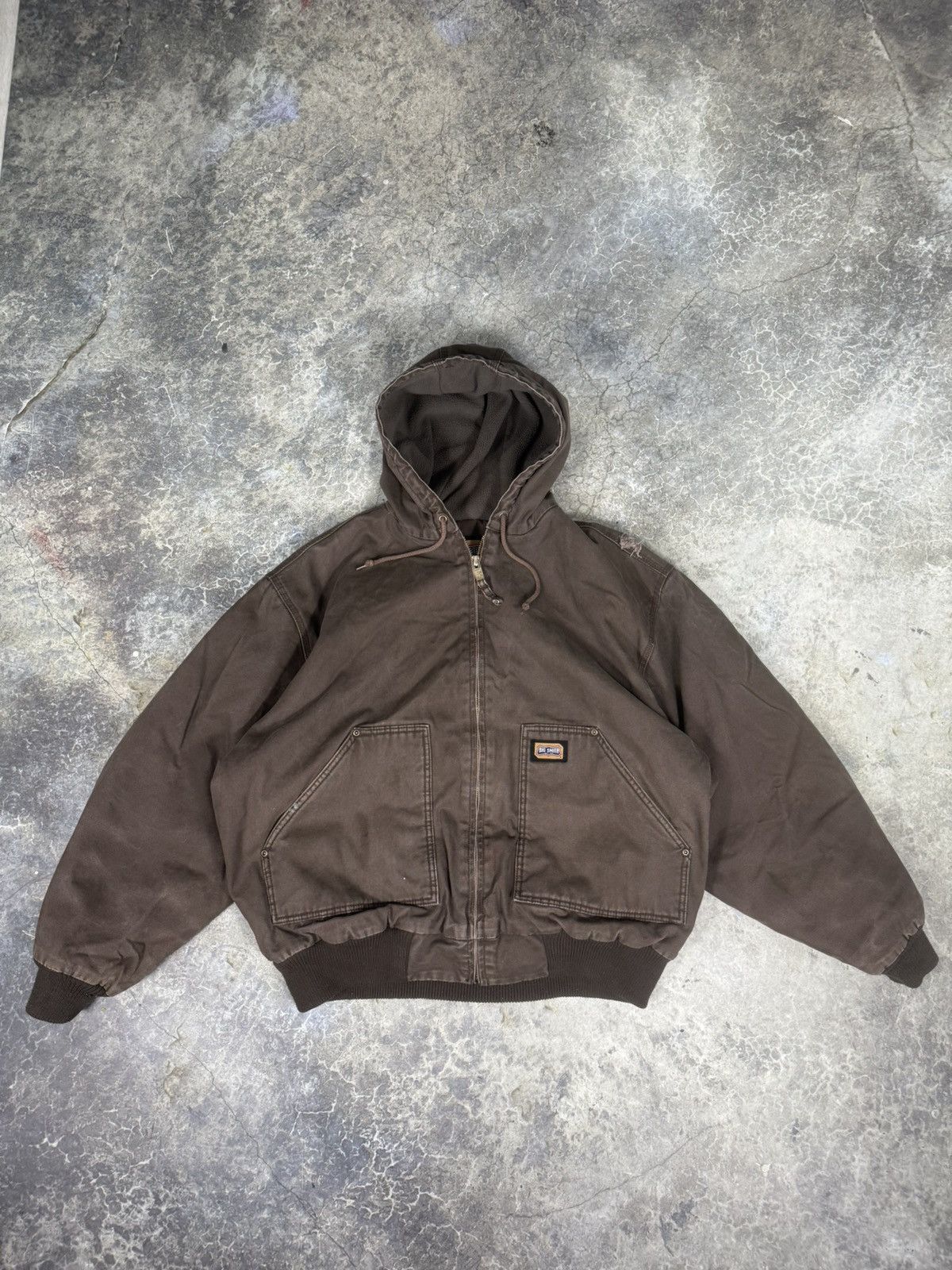 Japanese Brand × Vintage Vintage Carhartt Style Hooded Jacket Size US L / EU 52-54 / 3 - 1 Thumbnail