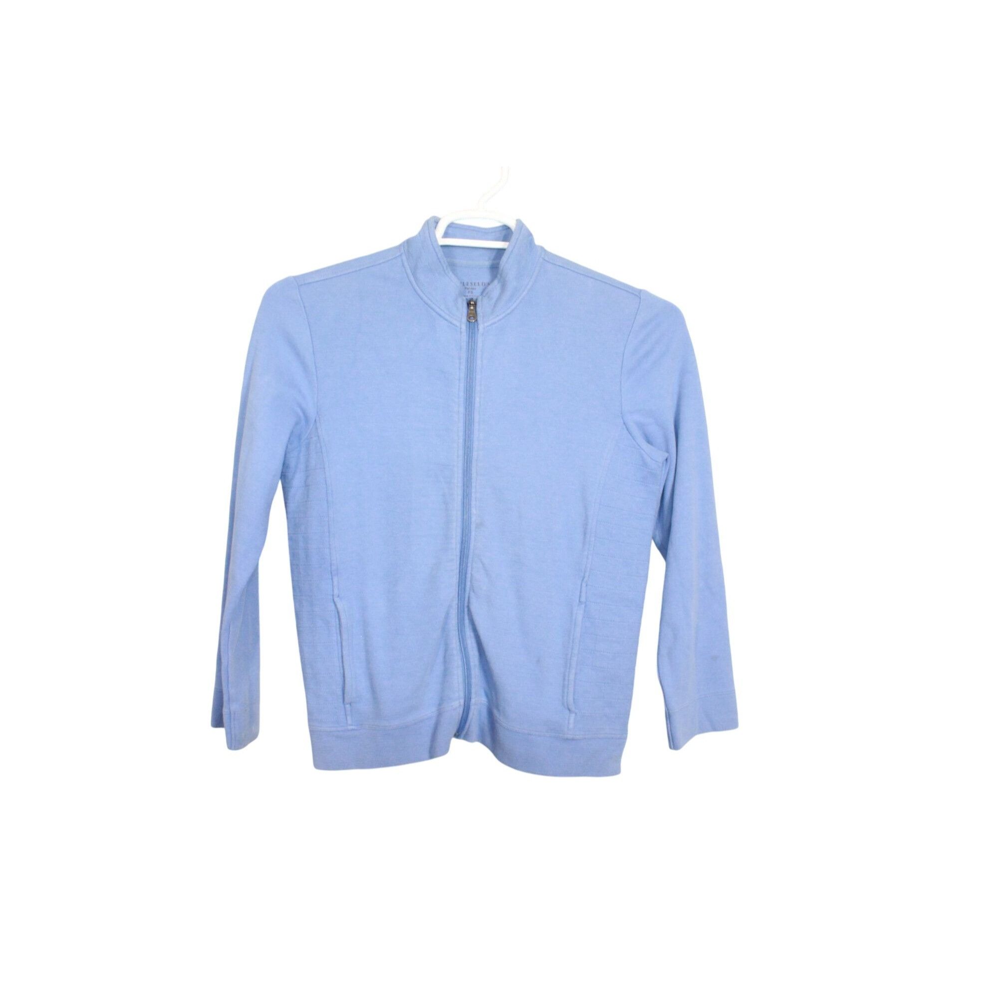 Other Appleseeds Blue Zip Lightweight Jacket Women’s SP Size S / US 4 / IT 40 - 1 Thumbnail