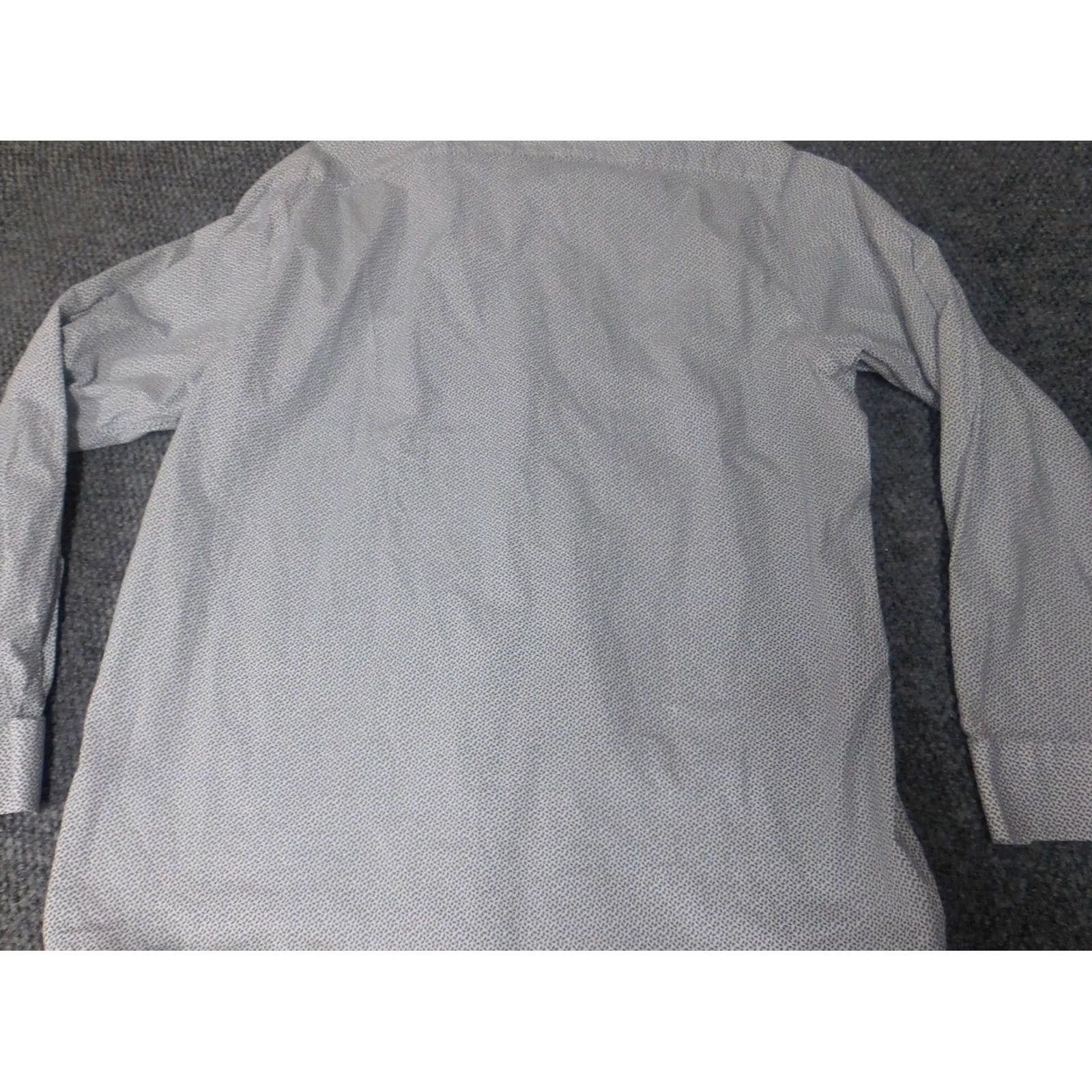 Hart Schaffner Marx Hart Schaffner Marx Mens Shirt Button-Down XL Blue Floral Knit Cotton Long Sleeve Slimming Pockets Regular Size Type: Regular Size US XL / EU 56 / 4 - 7 Thumbnail