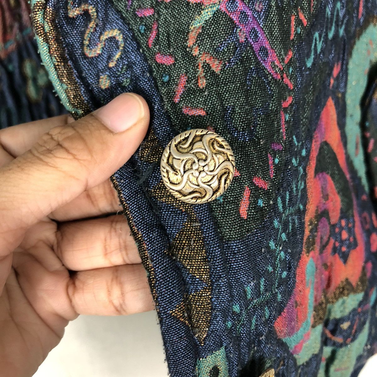Japanese Brand 🔥Vintage Bomber Jacket Double Collar Reina Art Issey Miyake Size US M / EU 48-50 / 2 - 16 Thumbnail