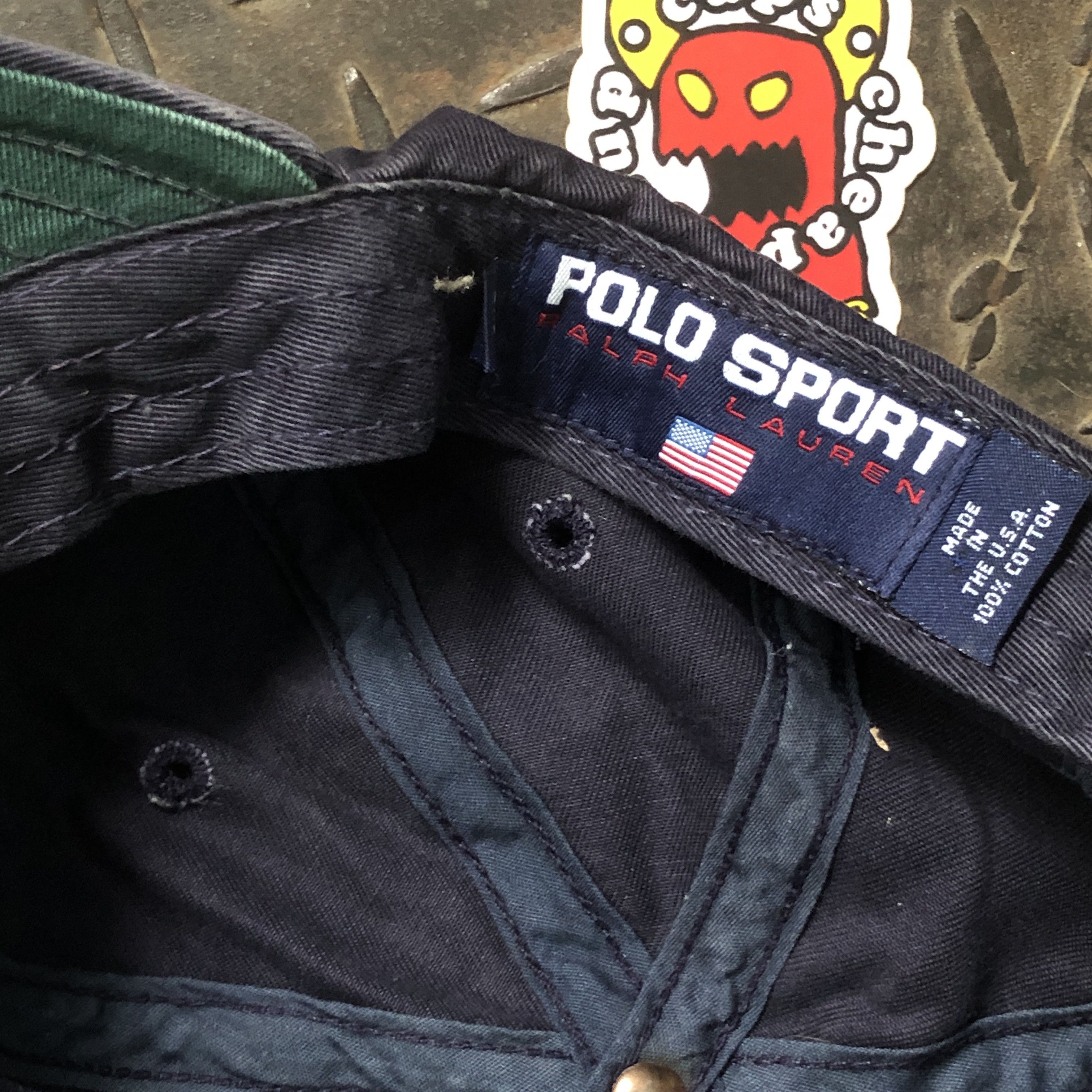 Polo Ralph Lauren 🔥RARE🔥 Vintage 90s Polo Sport Ralph Lauren Bear Sunfading Size ONE SIZE - 7 Thumbnail