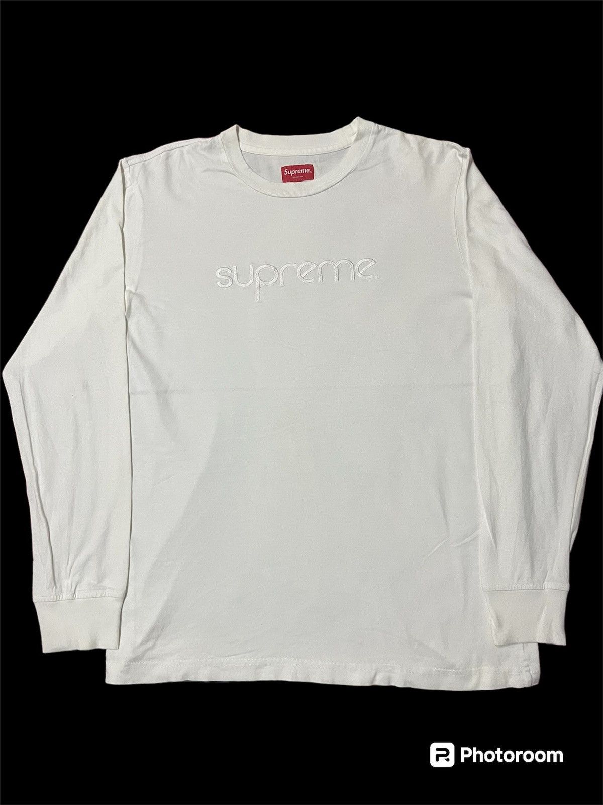 Supreme Supreme White Long Sleeve Tshirt Grailed