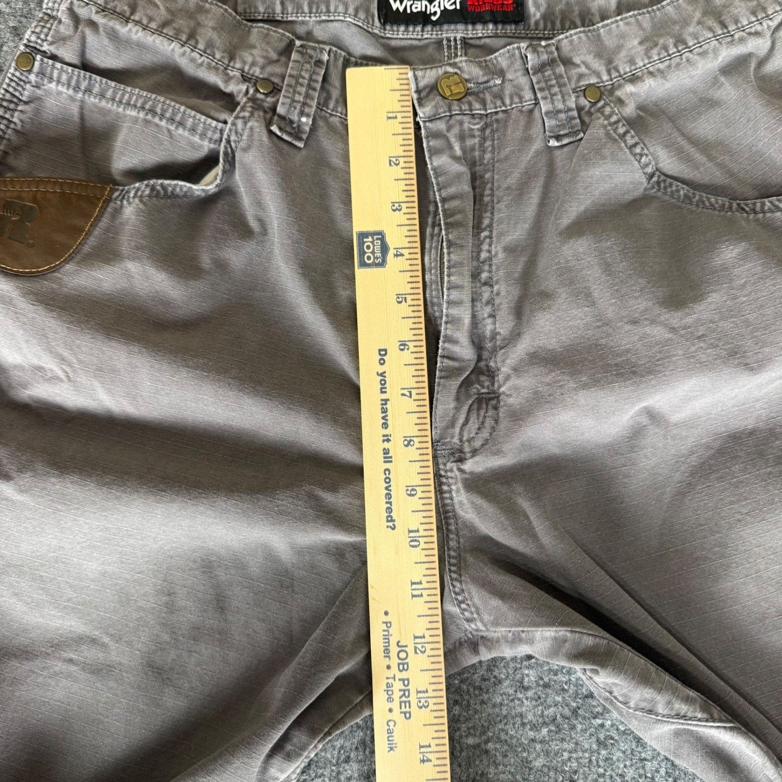 Wrangler Wrangler Riggs Workwear Pant Mens 36x30 Gray Durable Utility Size US 36 / EU 52 - 7 Thumbnail
