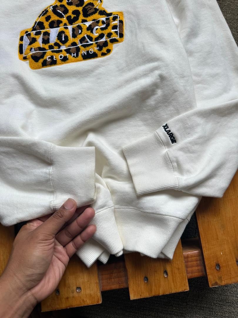 Japanese Brand × Xlarge XLARGE LEOPARD LOGO CARPET SWEATSHIRT Size US L / EU 52-54 / 3 - 3 Thumbnail