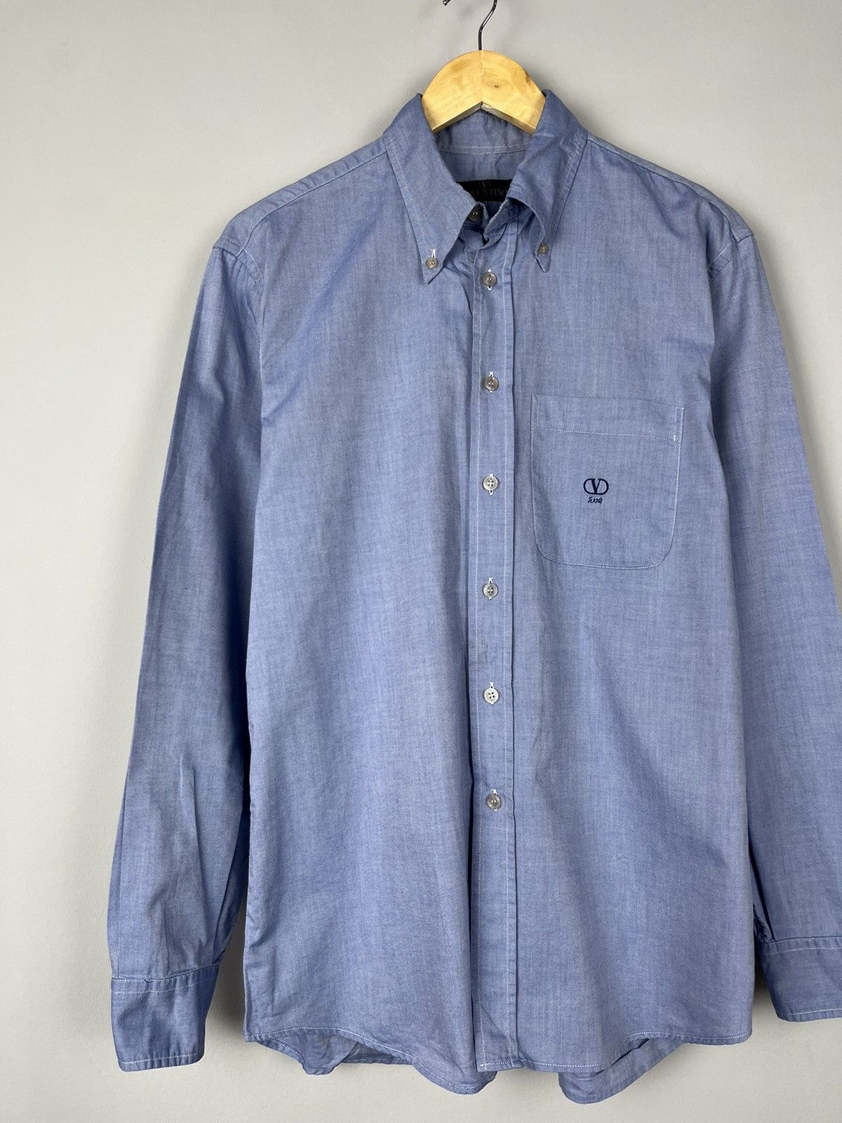 Valentino × Vintage Valentino Vintage Retro Y2K 90s Shirt Made in Italy Size US M / EU 48-50 / 2 - 4 Thumbnail