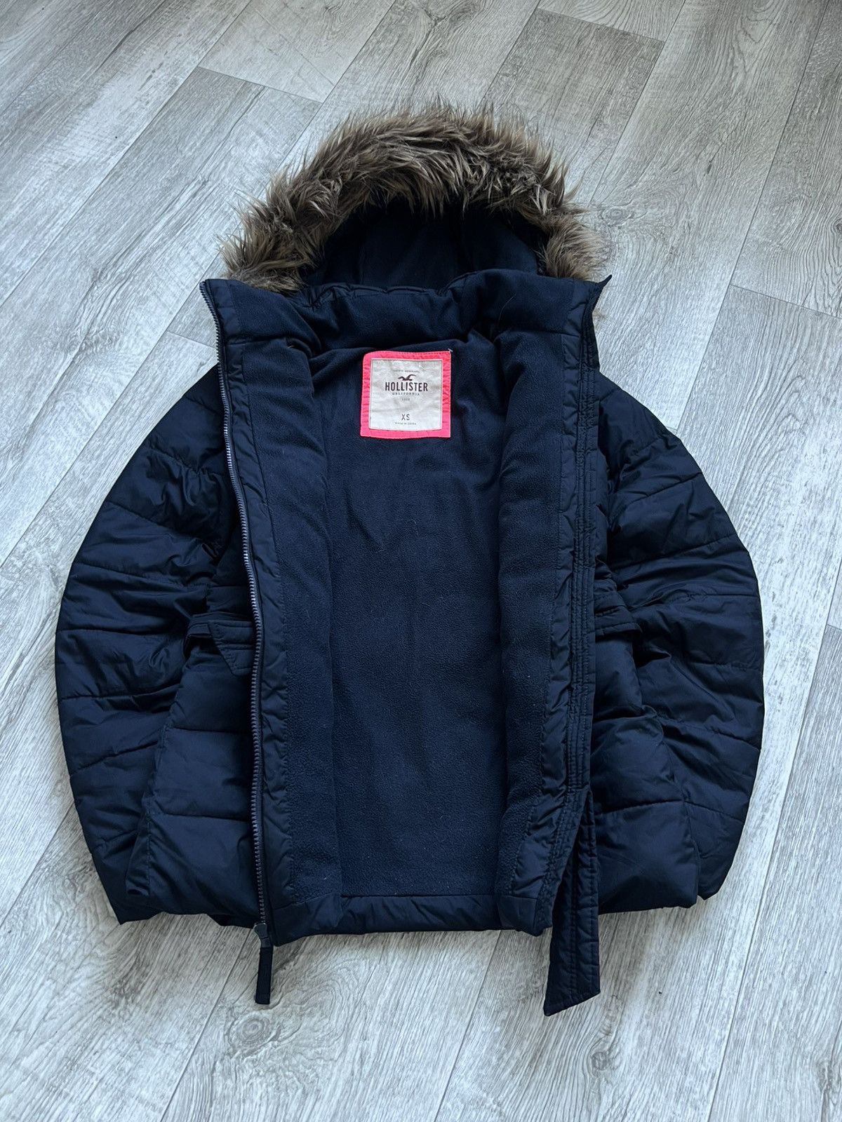 Hysteric Glamour Crazy Faux Fur Y2k Ski Down Jacket Hollister If Six Was Nine Size XS / US 0-2 / IT 36-38 - 4 Thumbnail