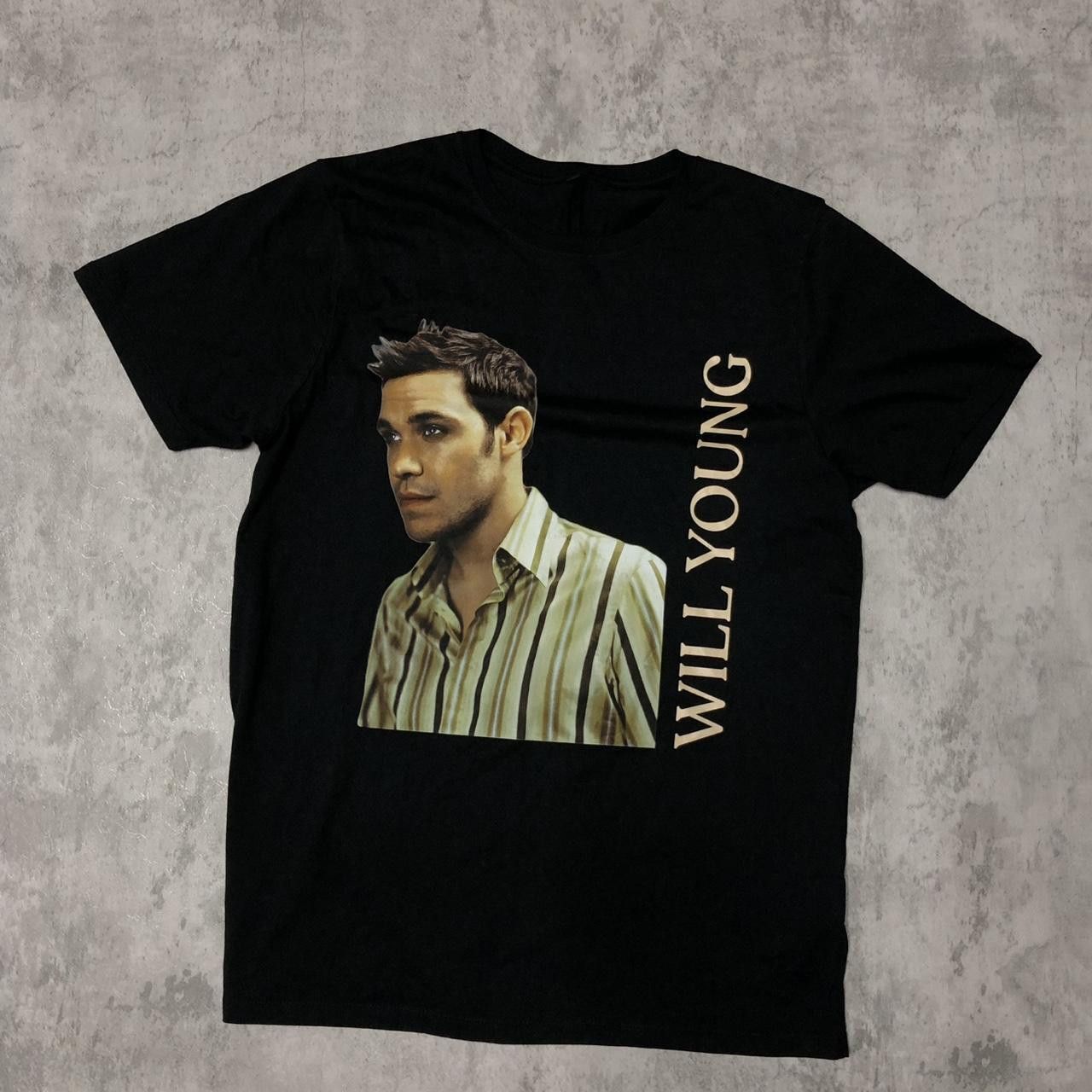 Other Black cotton t-shirt with front graphic print of Will Young Size US M / EU 48-50 / 2 - 1 Thumbnail