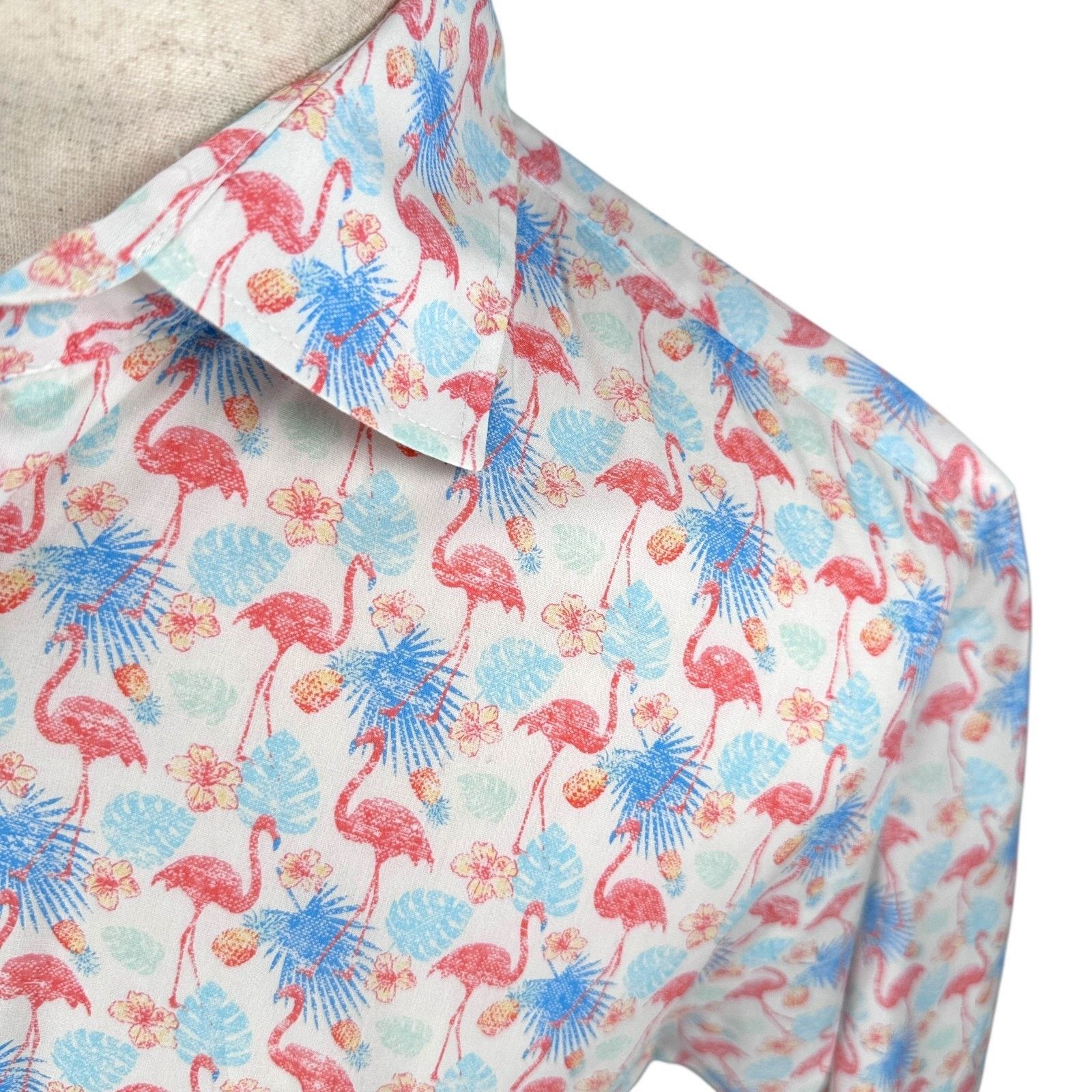 Peter Millar Peter Millar Shirt Men’s M Paradise Short Sleeve Button-Up Size US M / EU 48-50 / 2 - 3 Thumbnail