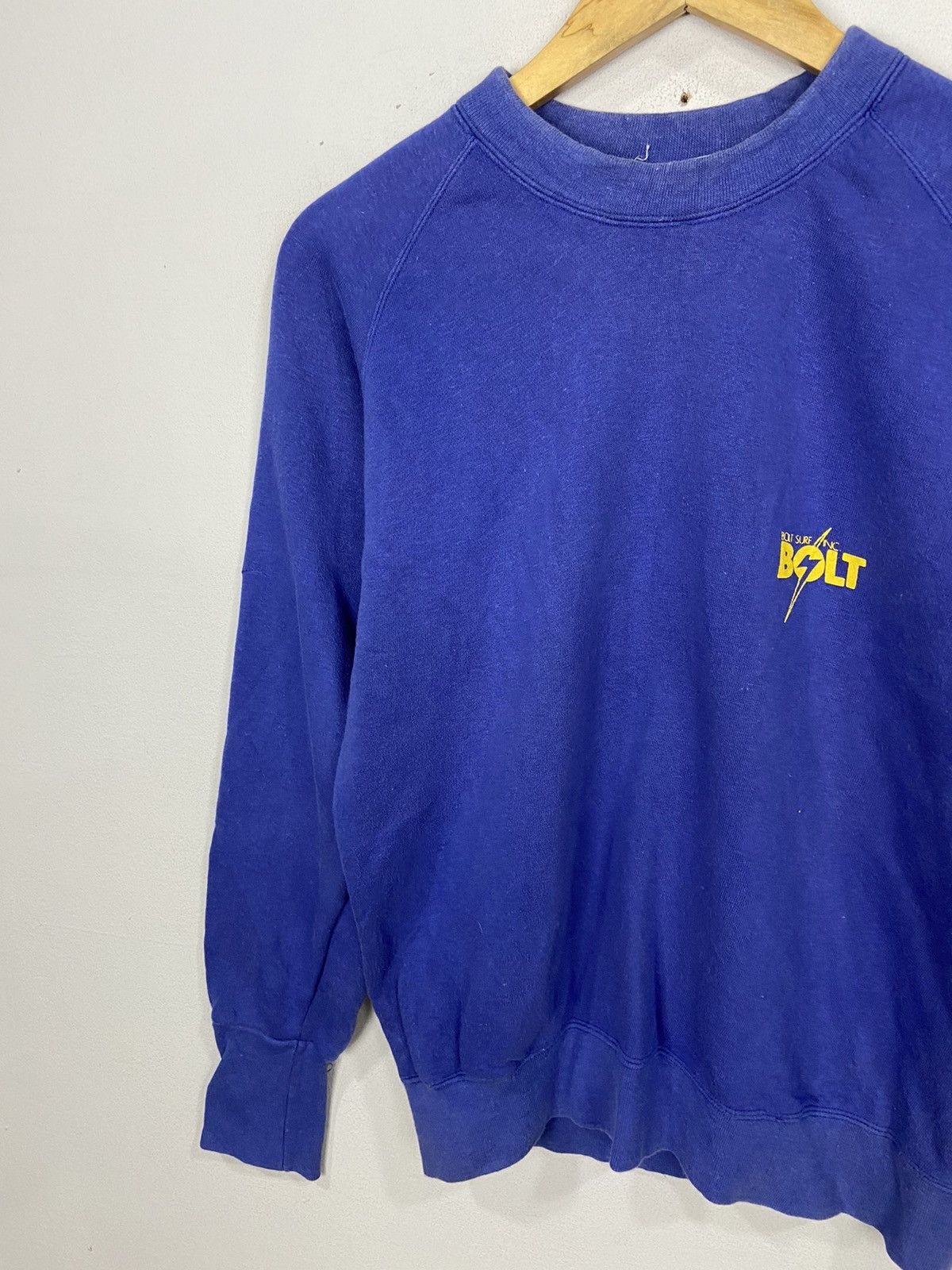 Lightning Bolt × Vintage Rare Design 90s Lightning BoltSurf Pullover Sweatshirt Size US M / EU 48-50 / 2 - 10 Thumbnail