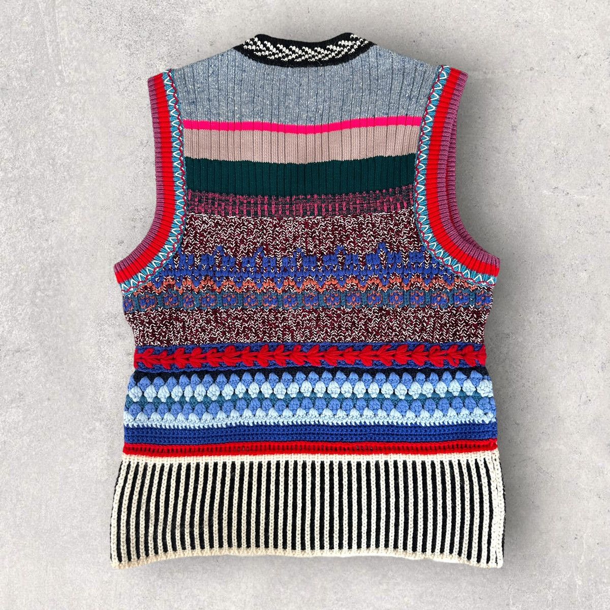Burberry Burberry Mixed Knit Sweater Vest Size US M / EU 48-50 / 2 - 4 Thumbnail