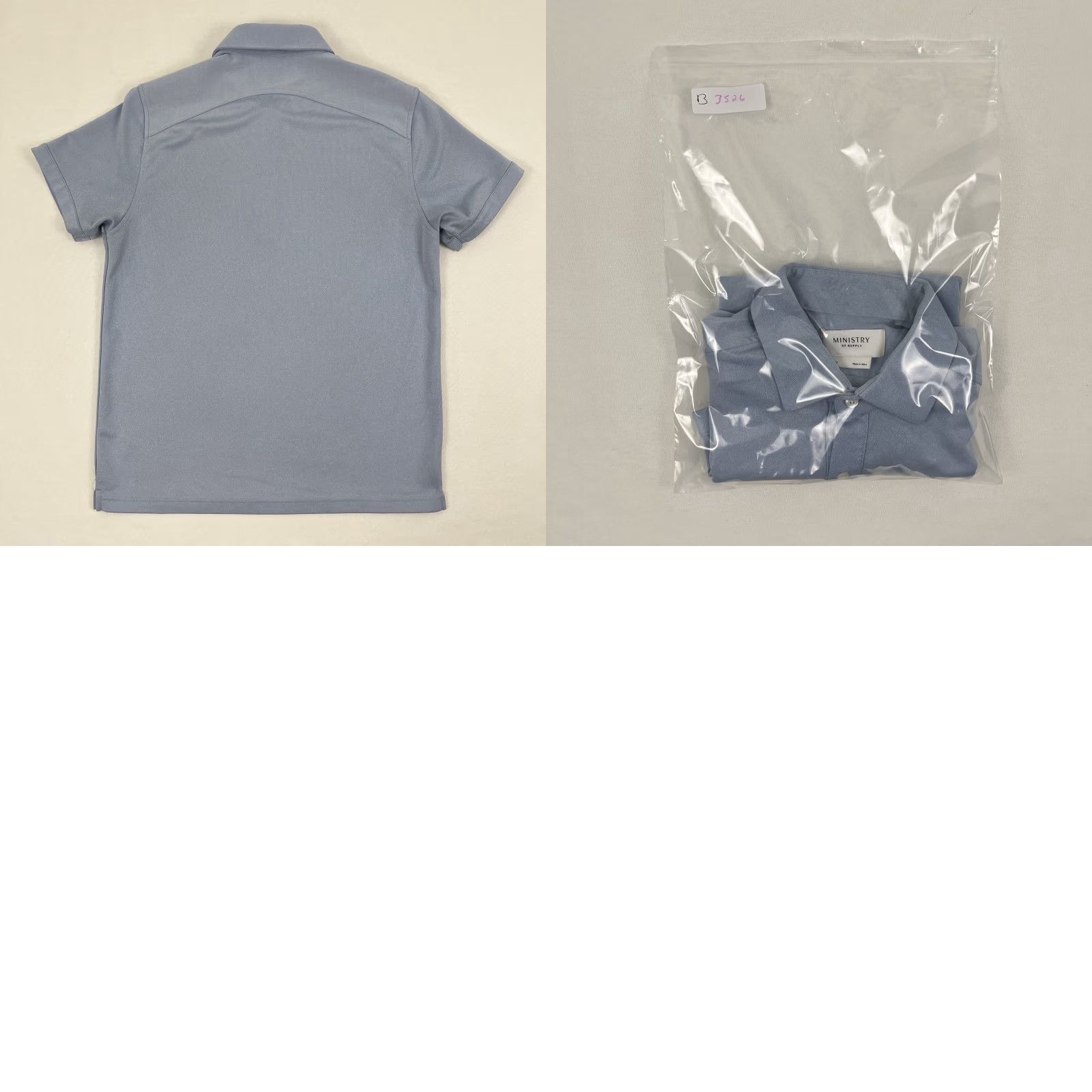 Vintage Ministry of Supply Polo Shirt Mens Medium Blue Golf Business Casual Office Work Size US M / EU 48-50 / 2 - 8 Thumbnail