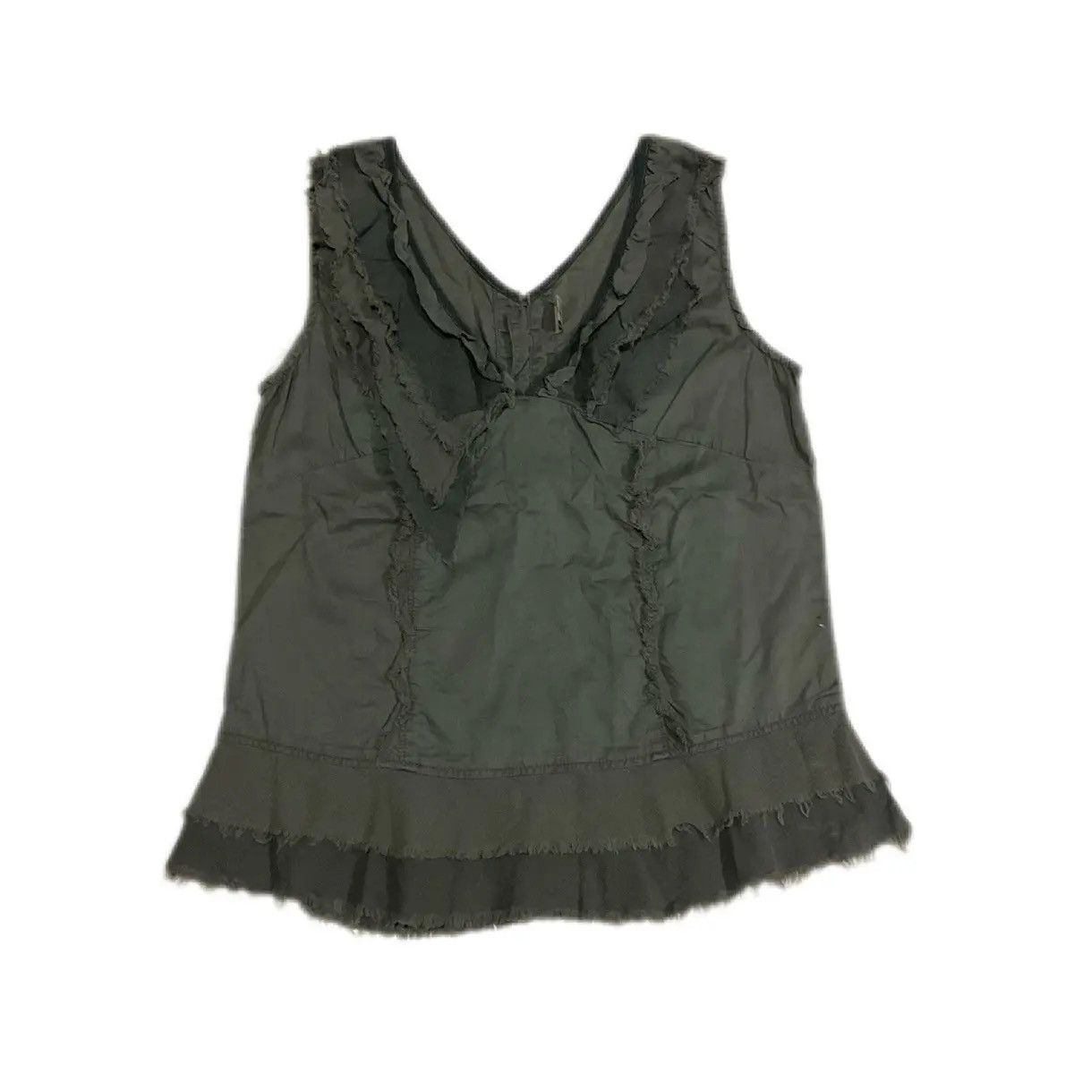 Japanese Brand ♟️ Sick Y2K RNA Frayed Sleeveless Shirt Size M / US 6-8 / IT 42-44 - 1 Thumbnail