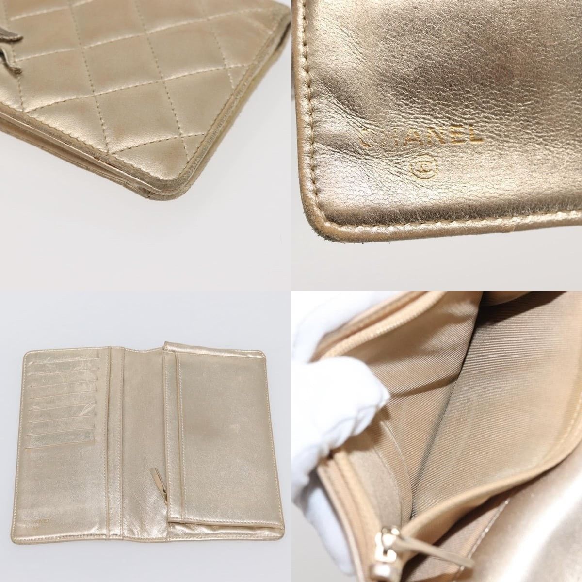 Chanel Chanel Matelasse Long Wallet Size ONE SIZE - 4 Thumbnail