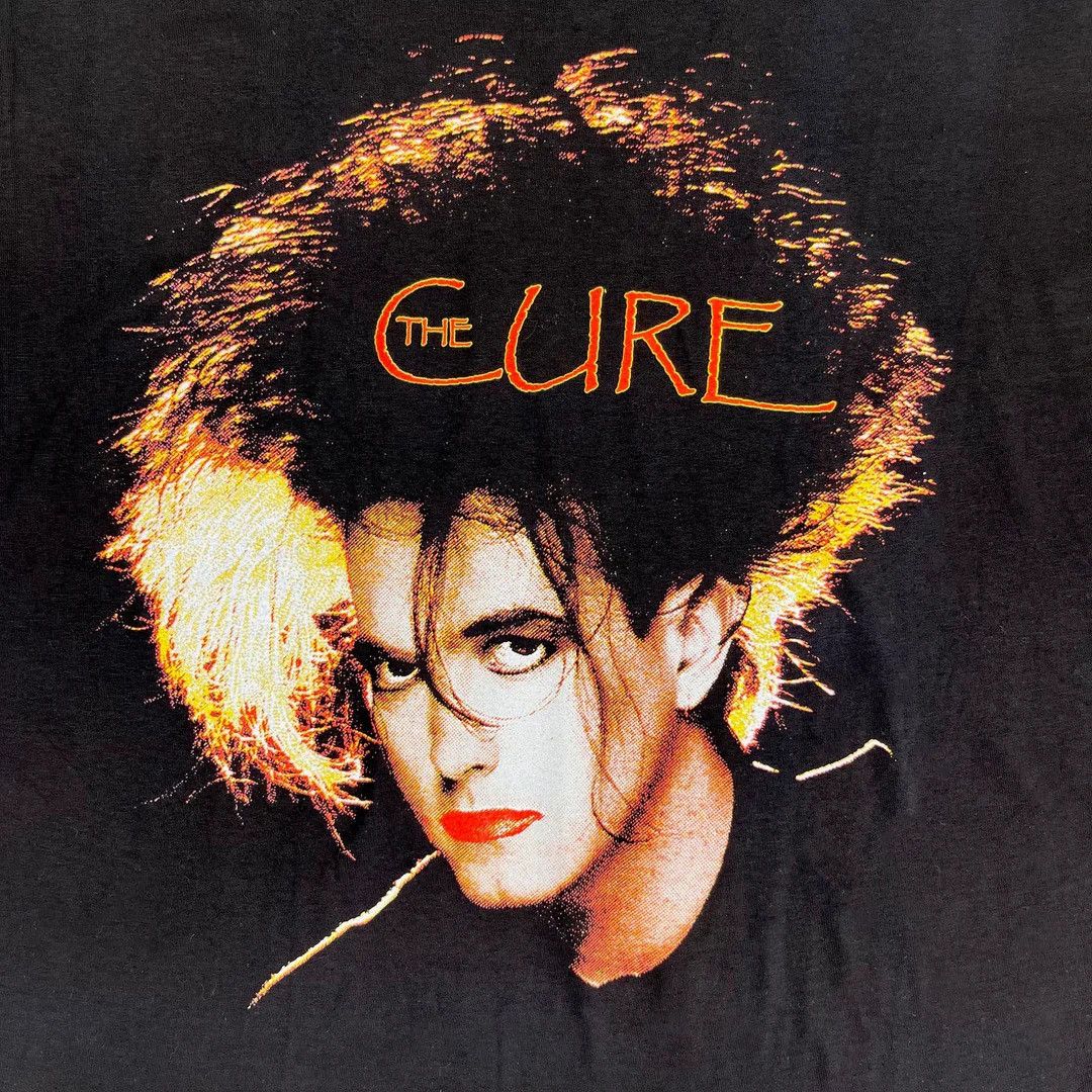 Band Tees The Cure 1980s Vintage Robert Smith Band Tour T-Shirt Size US XL / EU 56 / 4 - 2 Thumbnail