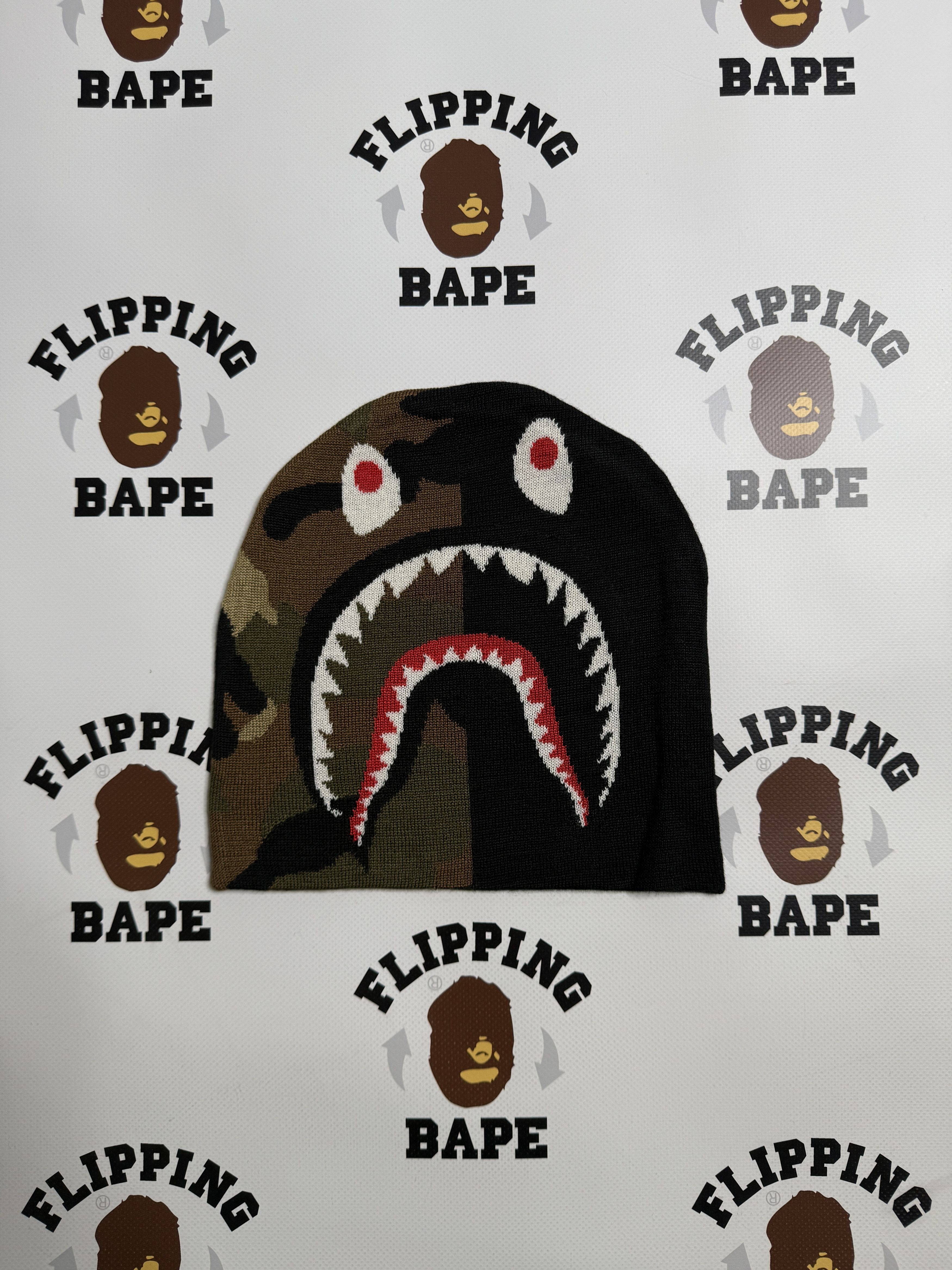 Bape BAPE 1ST SHARK KNIT CAP Size ONE SIZE - 5 Thumbnail