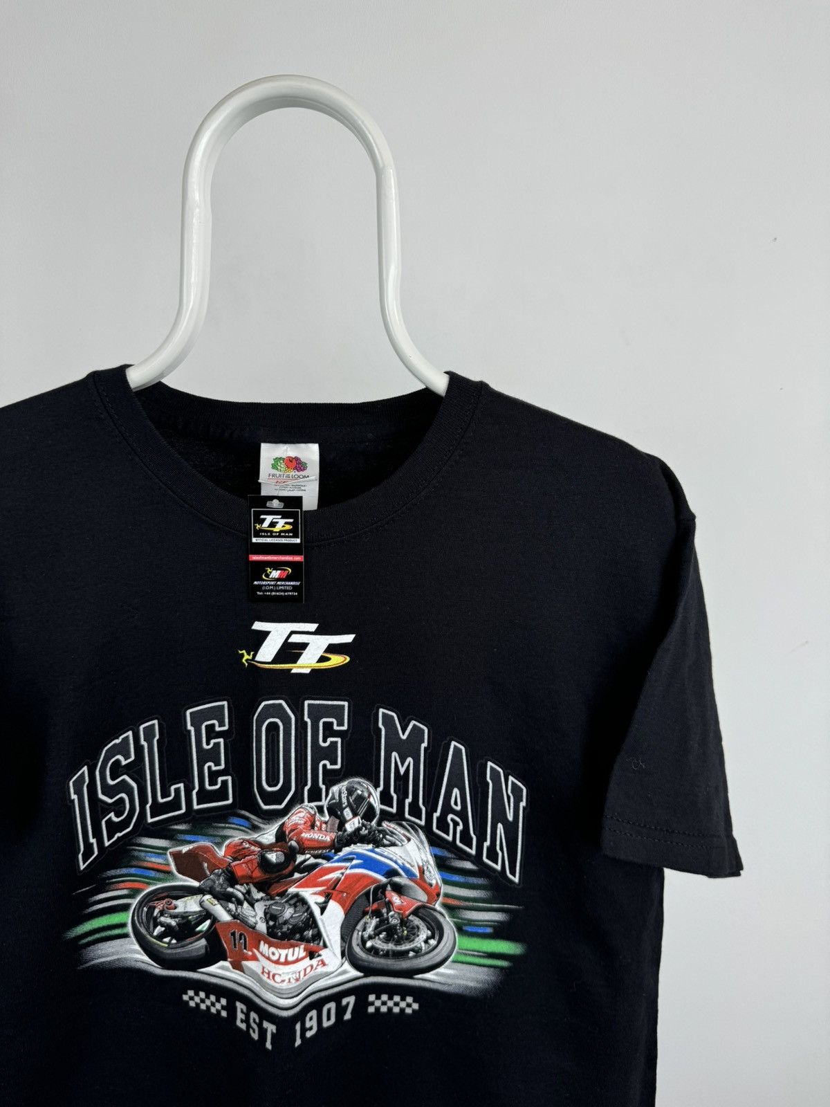Vintage Vintage Isle Of Man Deadstock Big Logo Tee Size US L / EU 52-54 / 3 - 2 Thumbnail