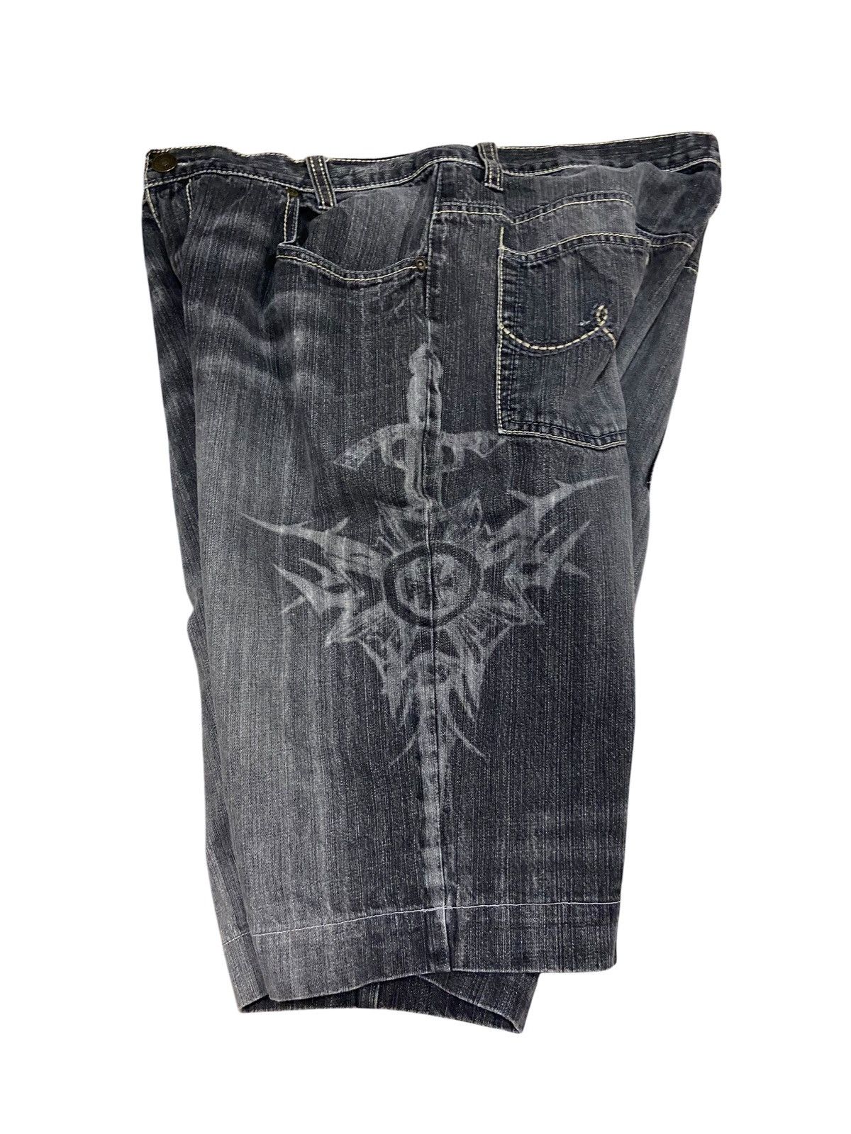 JNCO × Vintage Vintage Y2K LL Cool J Jnco Style Dagger Jorts Size 36 RARE Size US 36 / EU 52 - 2 Thumbnail