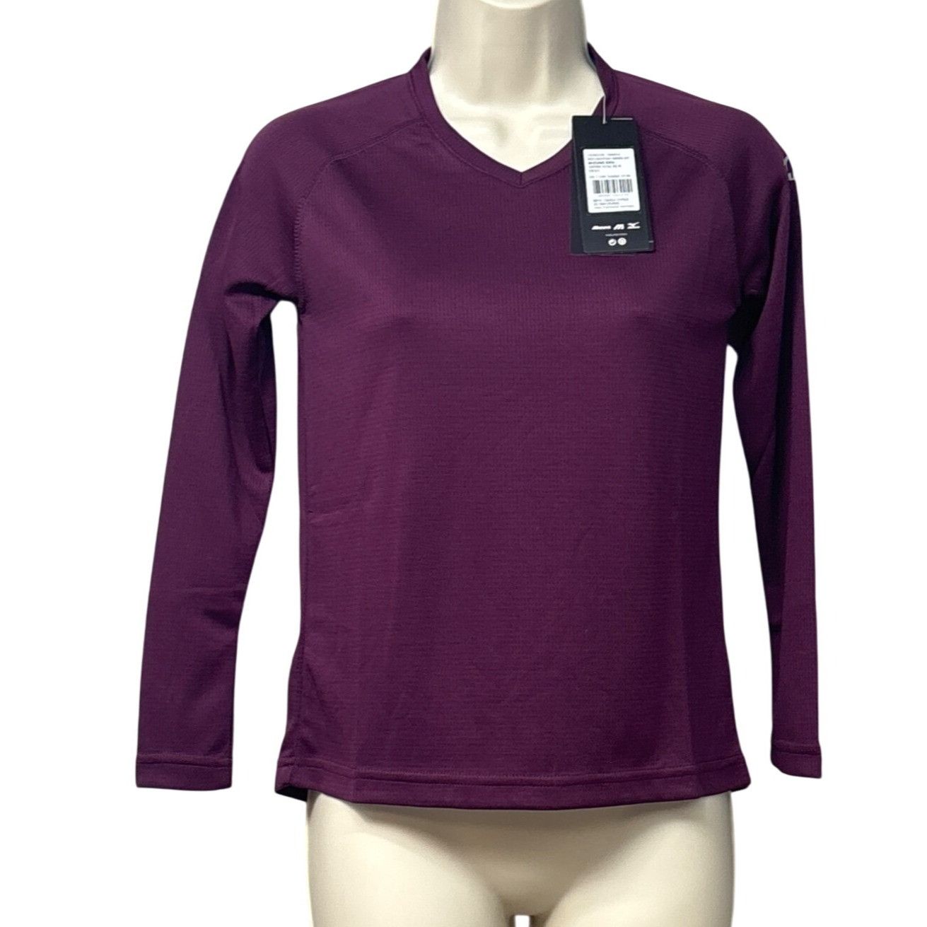 Mizuno Mizuno Girls' Comp Training Top, Maroon, Sz. M Size M / US 6-8 / IT 42-44 - 2 Thumbnail