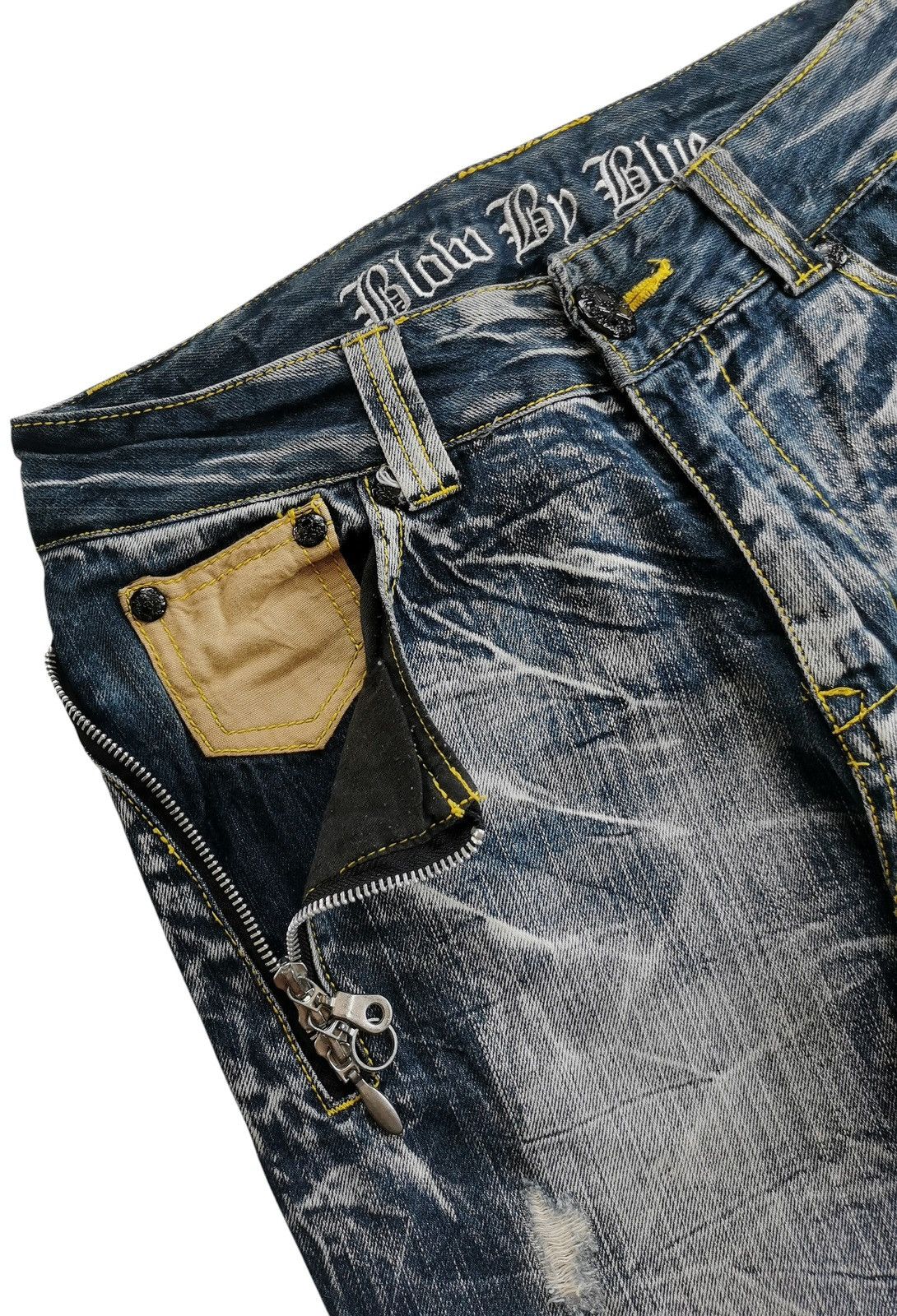 Tornado Mart Blow By Blue whiskering jeans style tornado mart Size US 30 / EU 46 - 9 Thumbnail