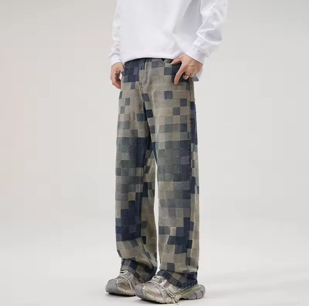 Designer × Vintage Y2k New Baggy Straight Jeans Size US 29 - 3 Thumbnail