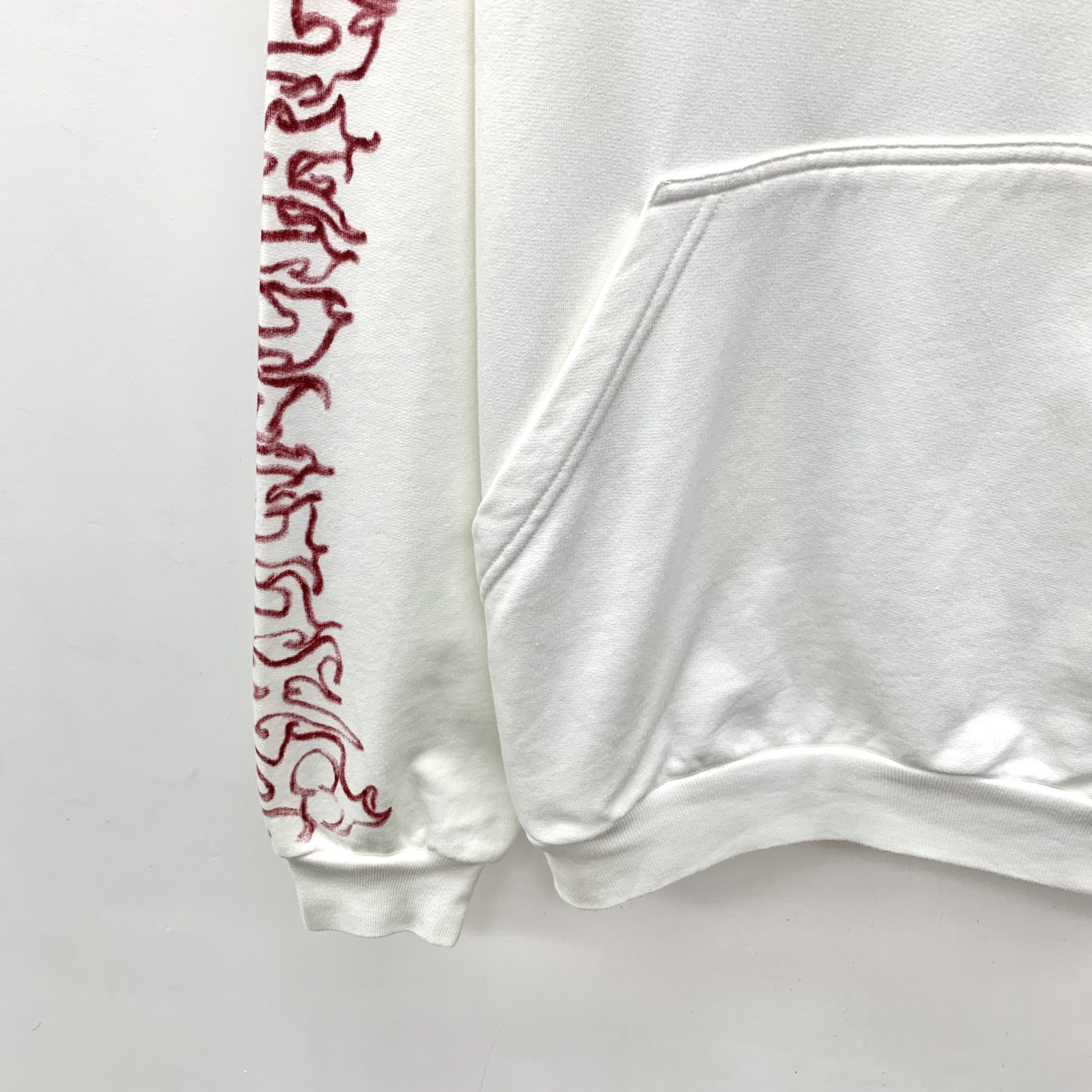 Balenciaga Balenciaga Logo Hoodie White (1) Size US S / EU 44-46 / 1 - 4 Thumbnail