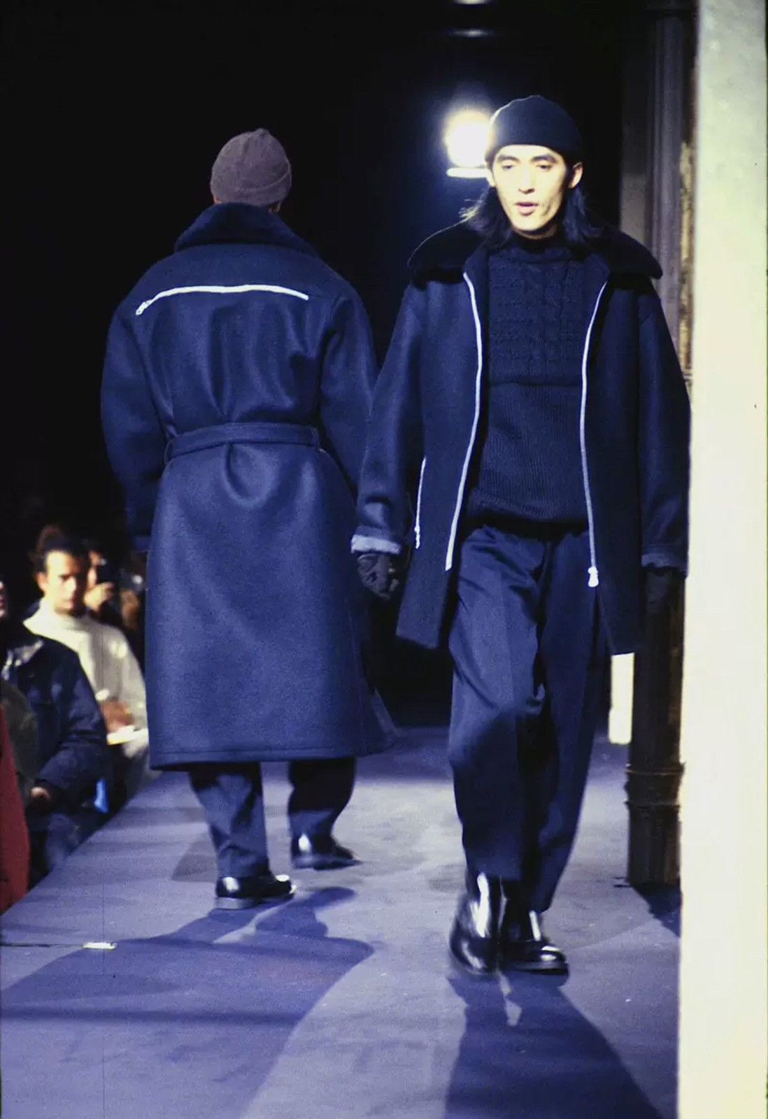 Yohji Yamamoto Yohji Yamamoto 04aw Back Zip Leather Collar Jacket 2412- Size US L / EU 52-54 / 3 - 3 Thumbnail