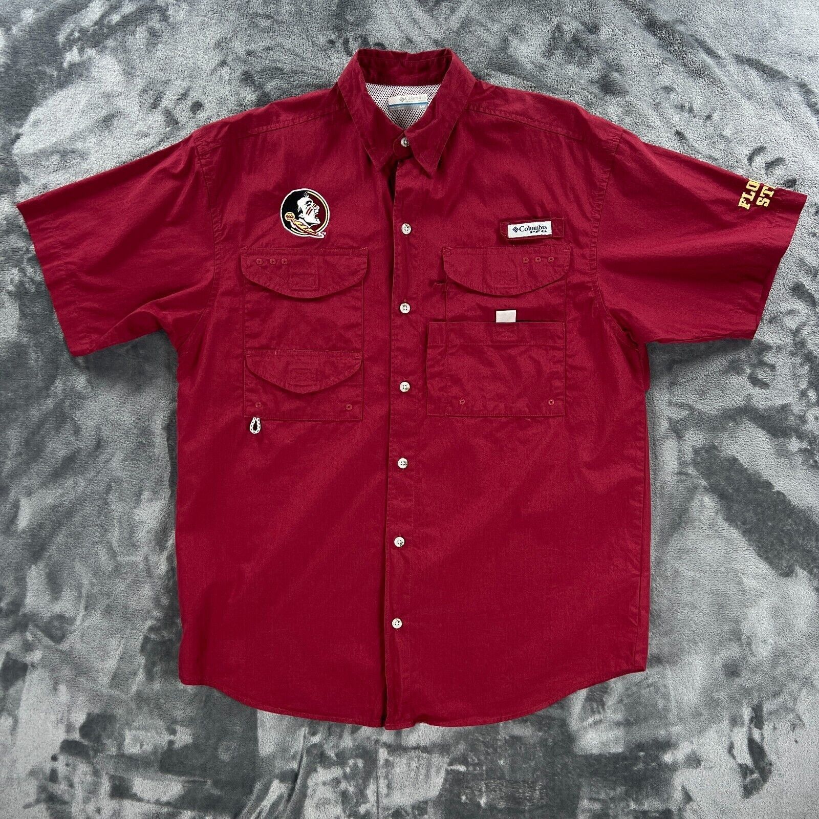 Columbia Columbia PFG Fishing Vented Shirt Men S Florida State Semino Size US S / EU 44-46 / 1 - 1 Thumbnail