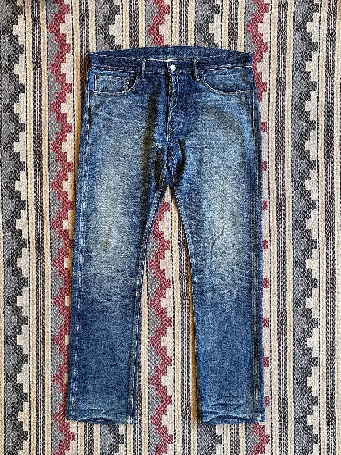 Fabric Brand&Co Selvage Denim Heavy Wash Aged PT W33L34