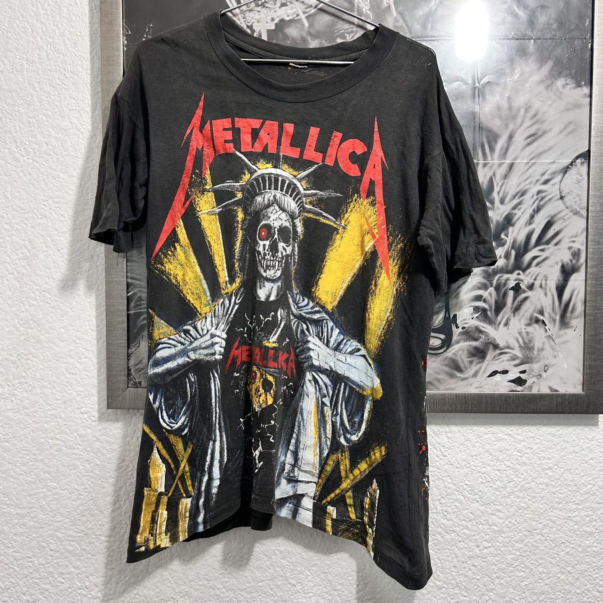 Band Tees × Metallica × Mexicana METALLICA VINTAGE SHIRT MEXICAN VERSION 90’s *RARE* Size US L / EU 52-54 / 3 - 2 Thumbnail
